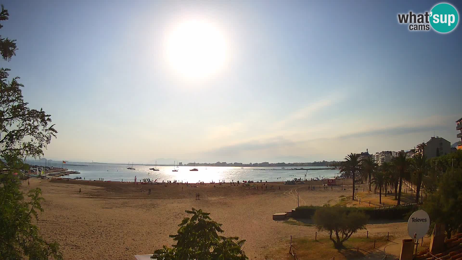 Webcam La Perola beach | ROSES | Costa Brava