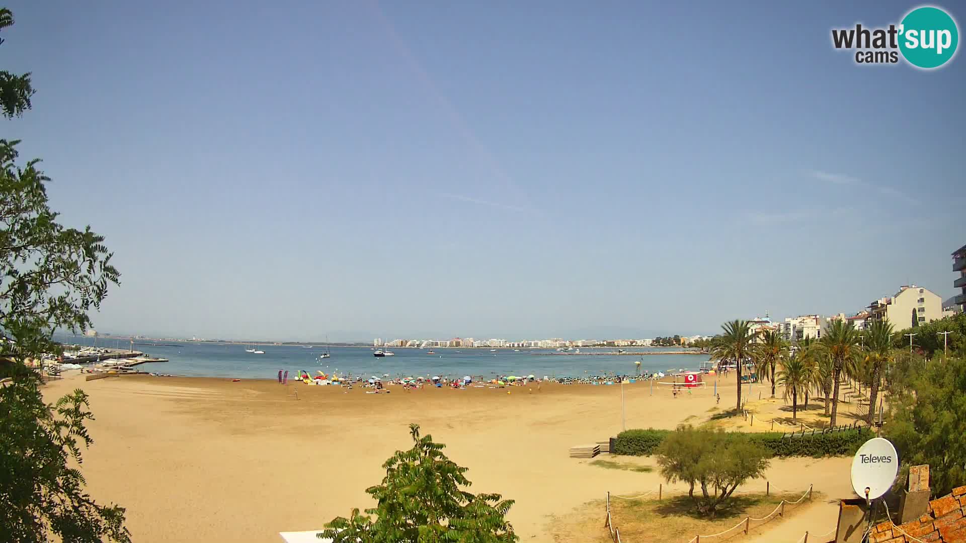 Webcam La Perola beach | ROSES | Costa Brava