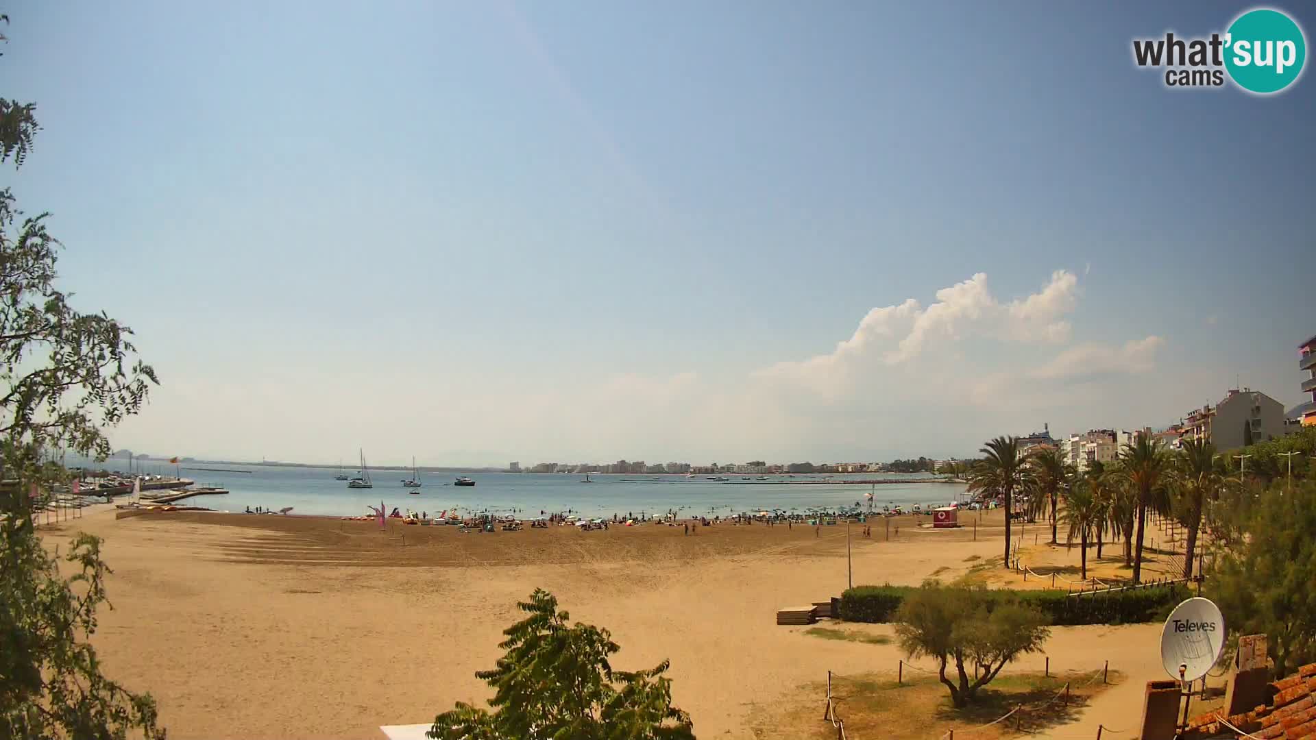 Kamera plaža La Perola | ROSES | Costa Brava