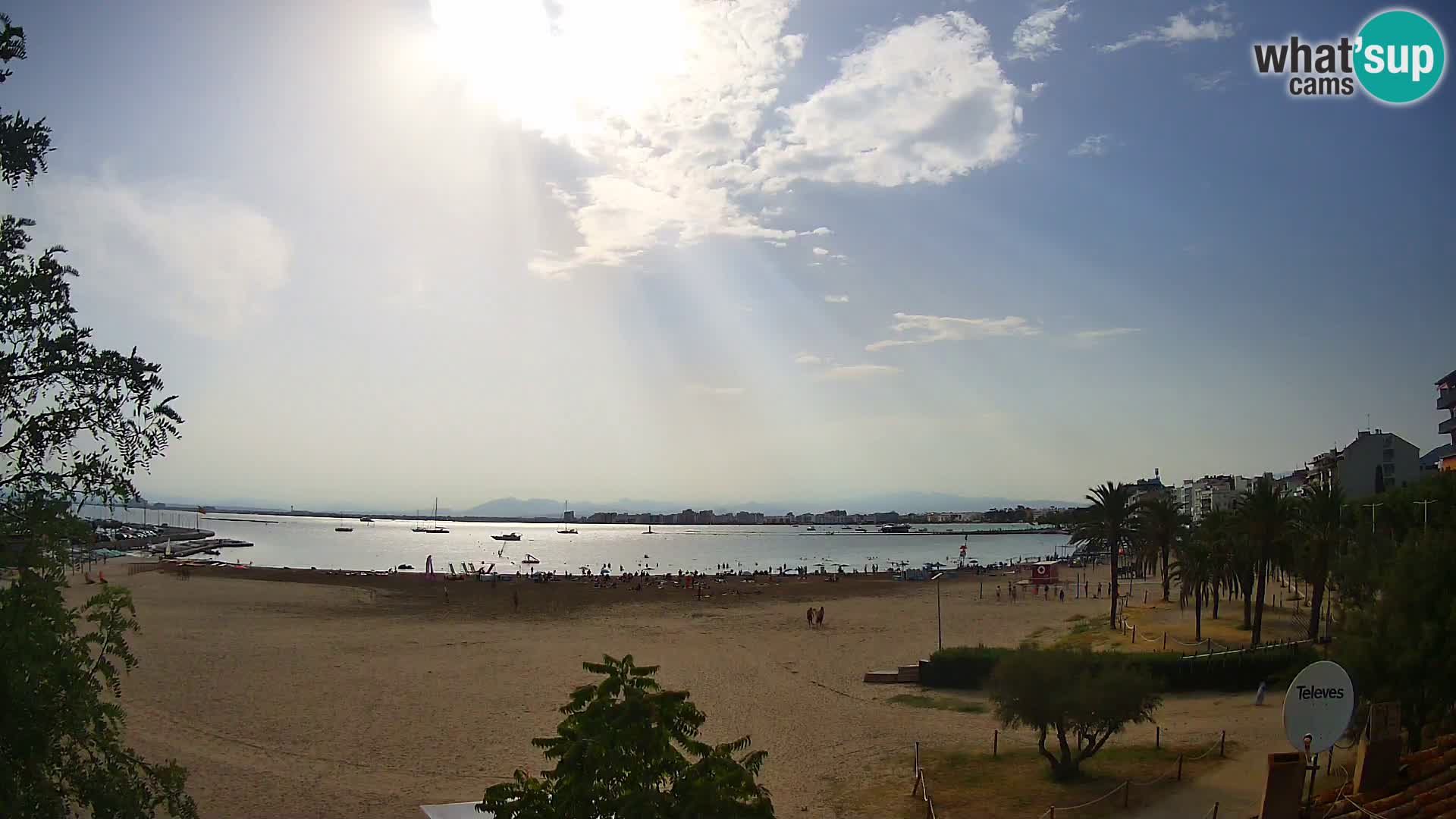 Webcam La Perola beach | ROSES | Costa Brava