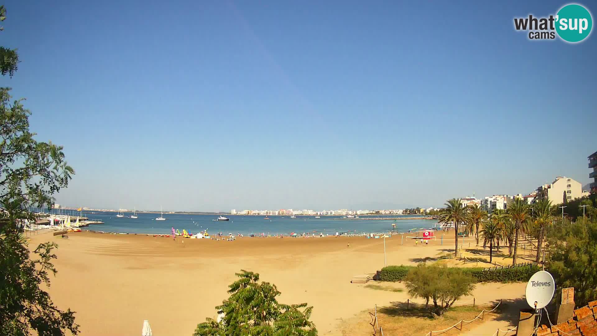 Webcam La Perola beach | ROSES | Costa Brava