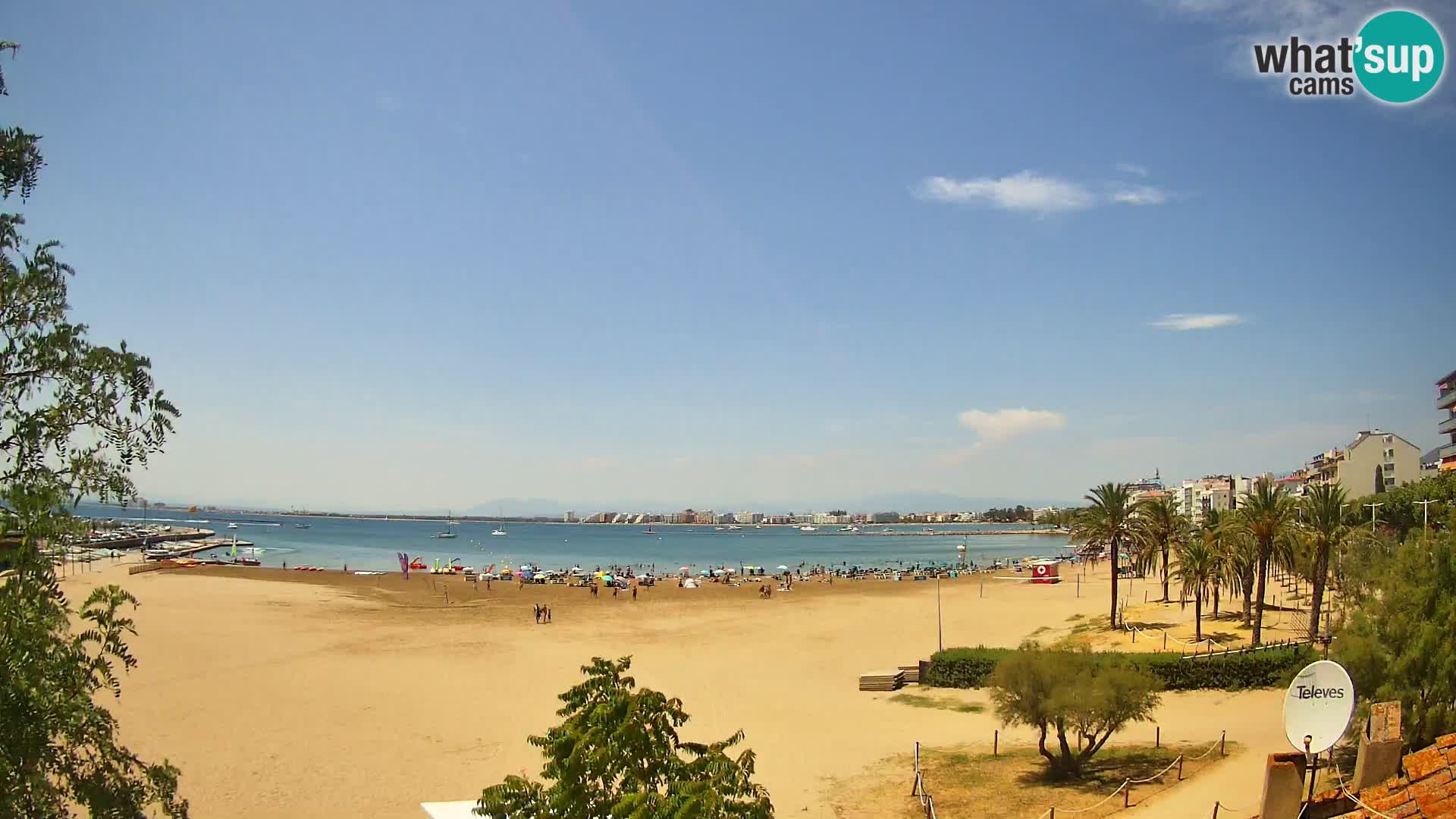Webcam spiaggia La Perola | ROSES | Costa Brava