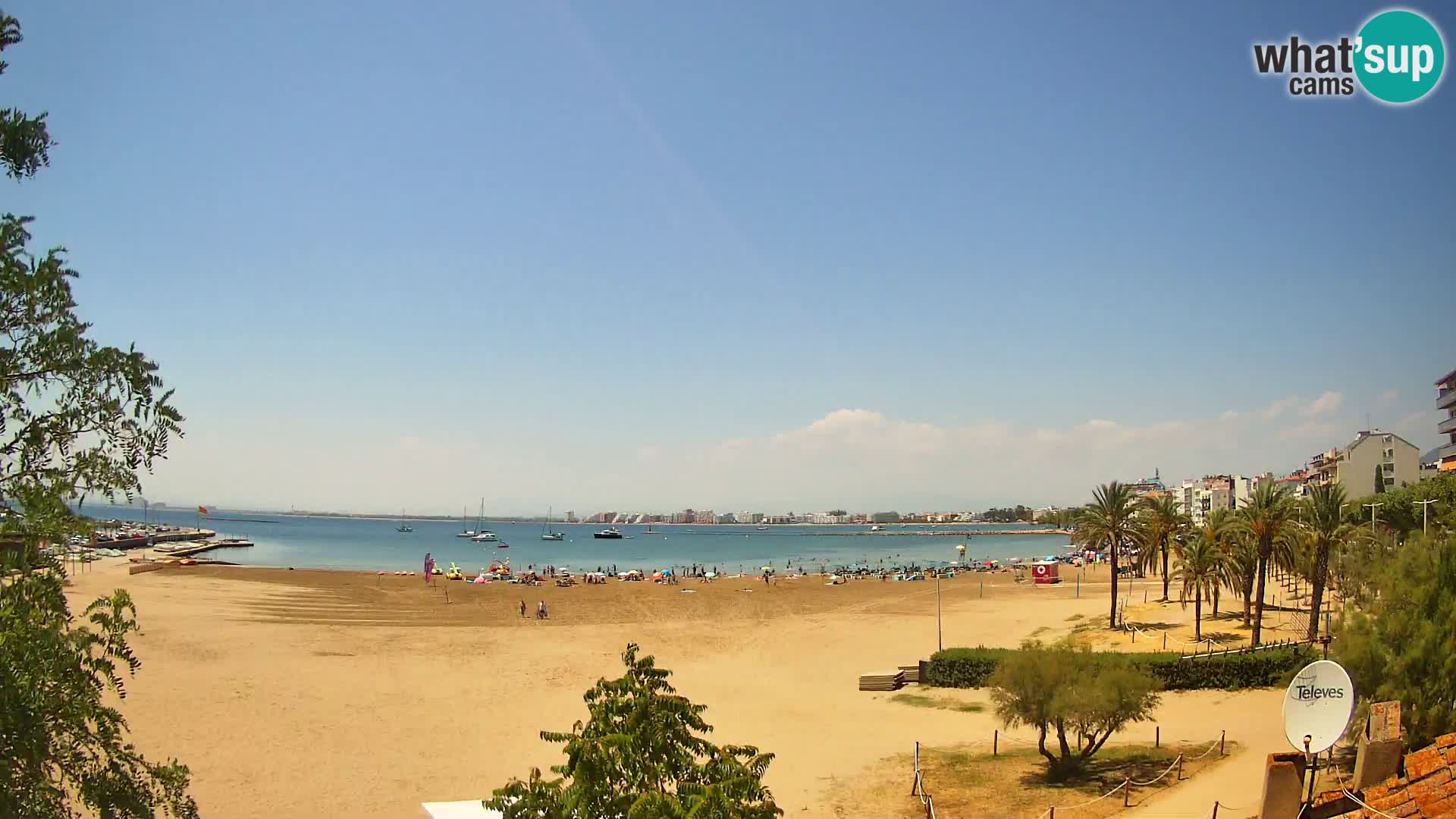 Webcam Strand La Perola | ROSES | Costa Brava