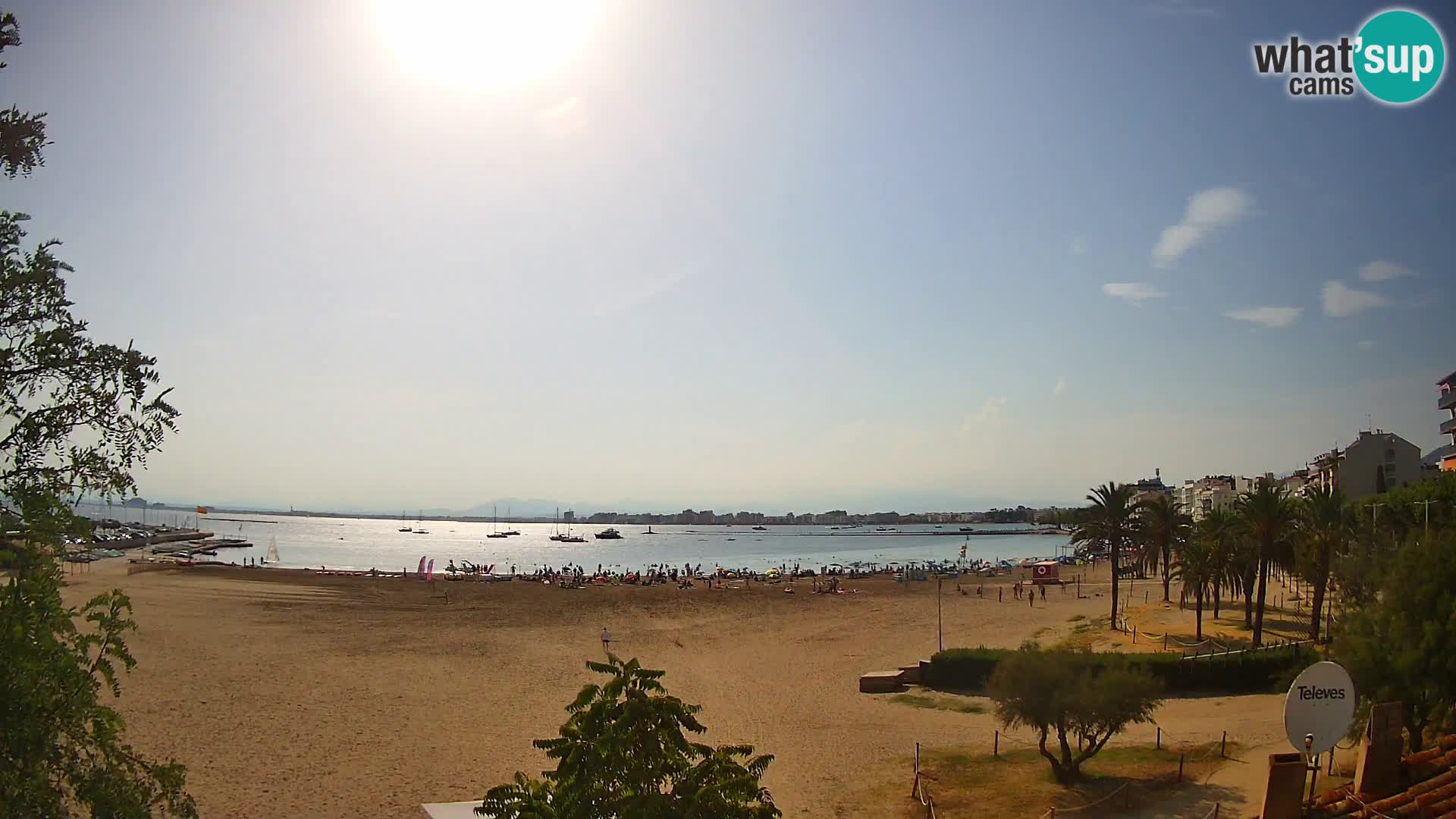 Webcam La Perola beach | ROSES | Costa Brava