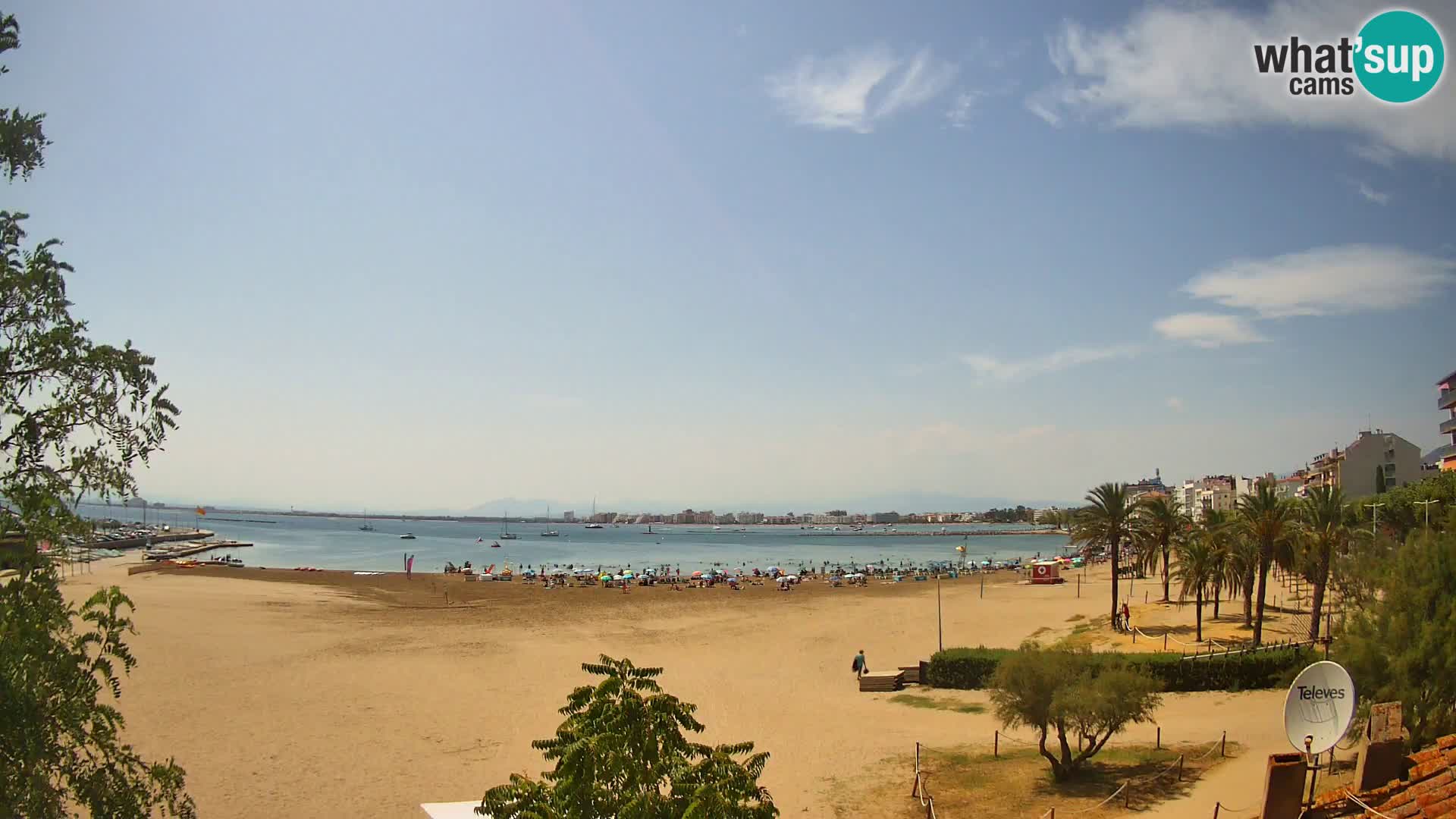 Webcam Strand La Perola | ROSES | Costa Brava