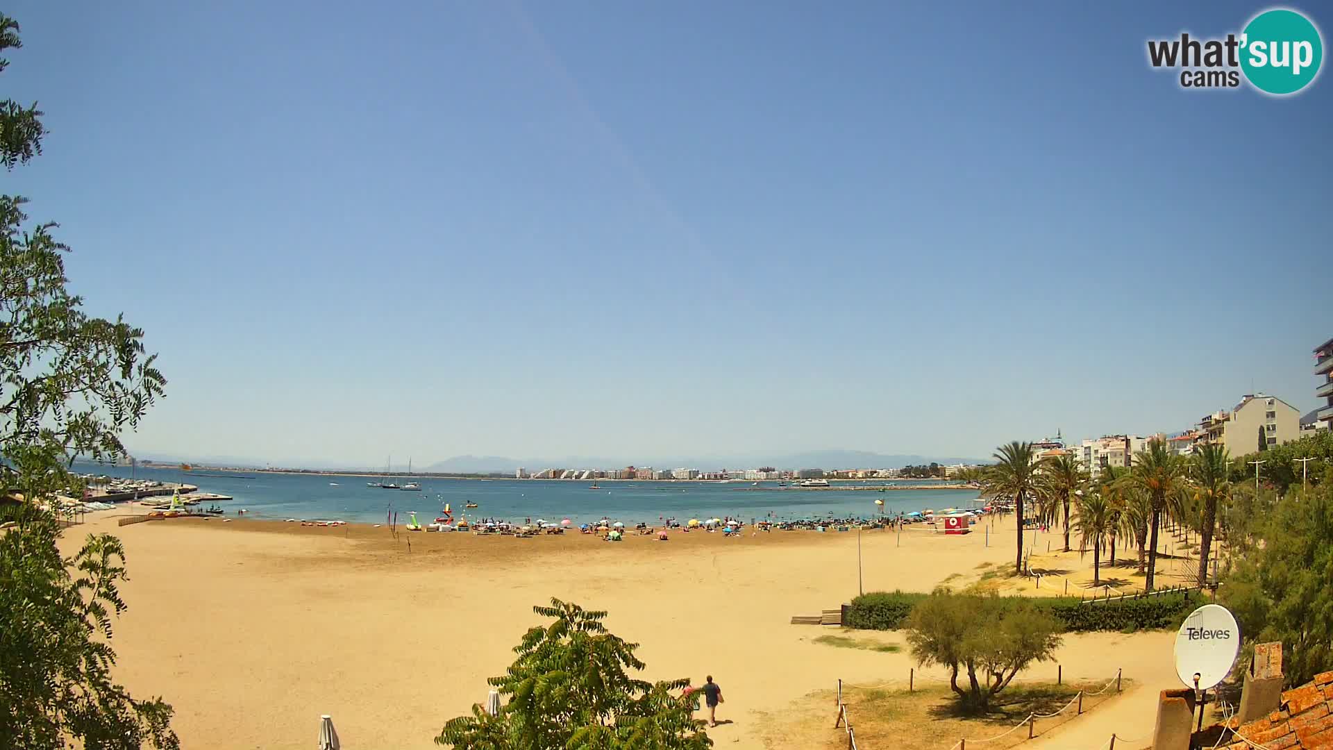 Webcam La Perola beach | ROSES | Costa Brava