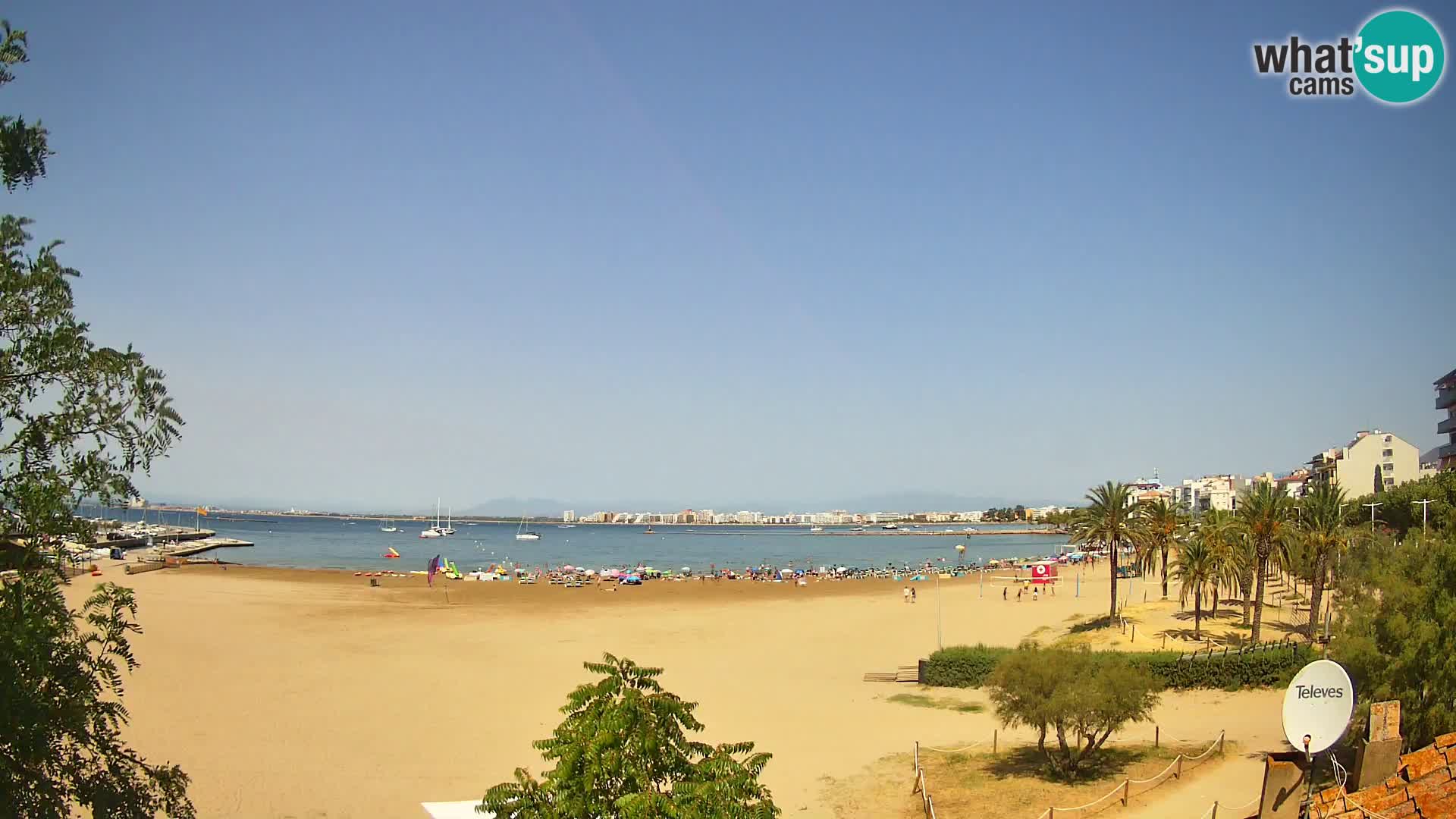 Webcam spiaggia La Perola | ROSES | Costa Brava