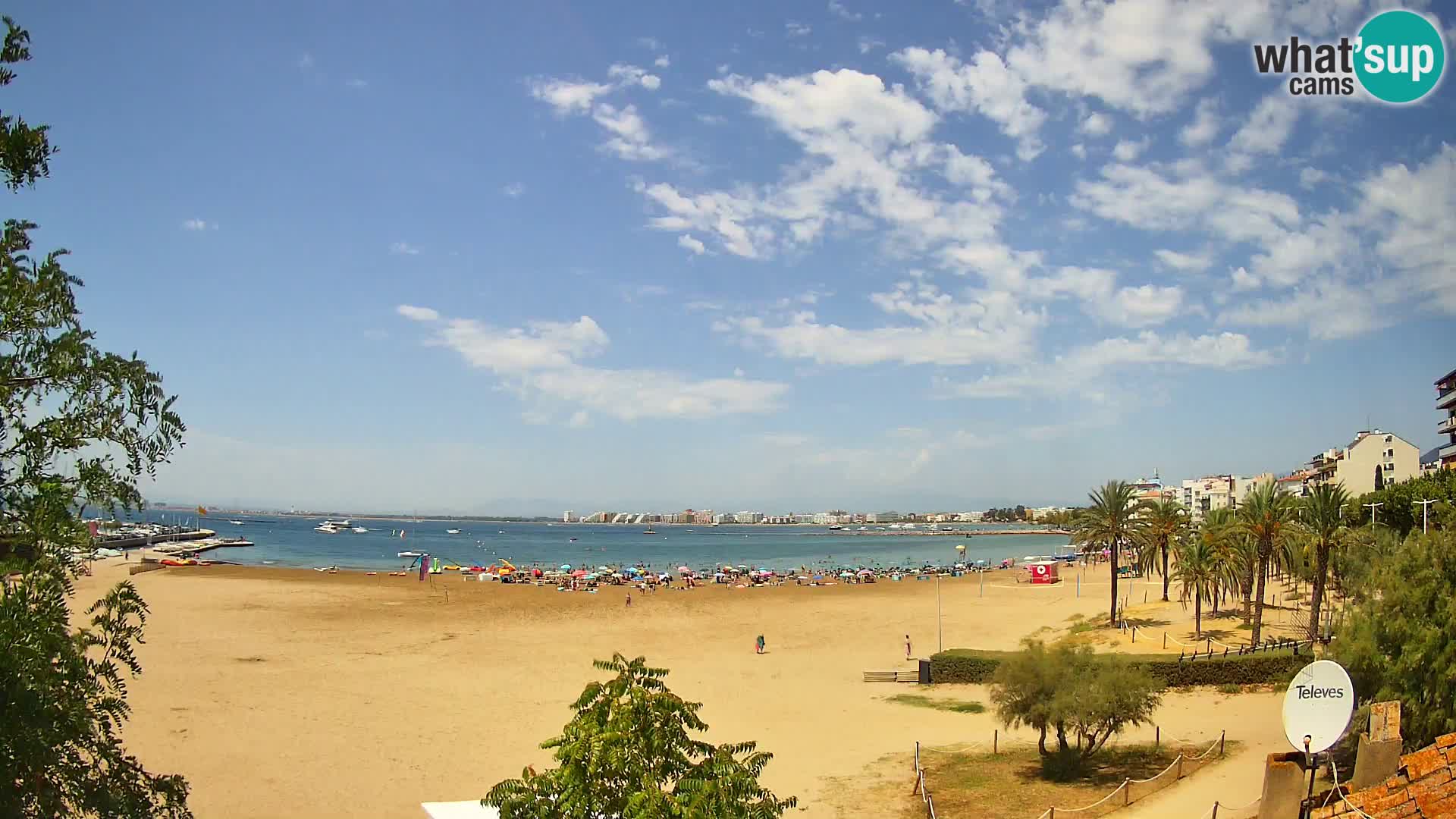 Webcam spiaggia La Perola | ROSES | Costa Brava