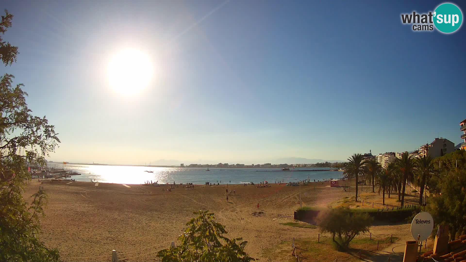 Webcam Strand La Perola | ROSES | Costa Brava