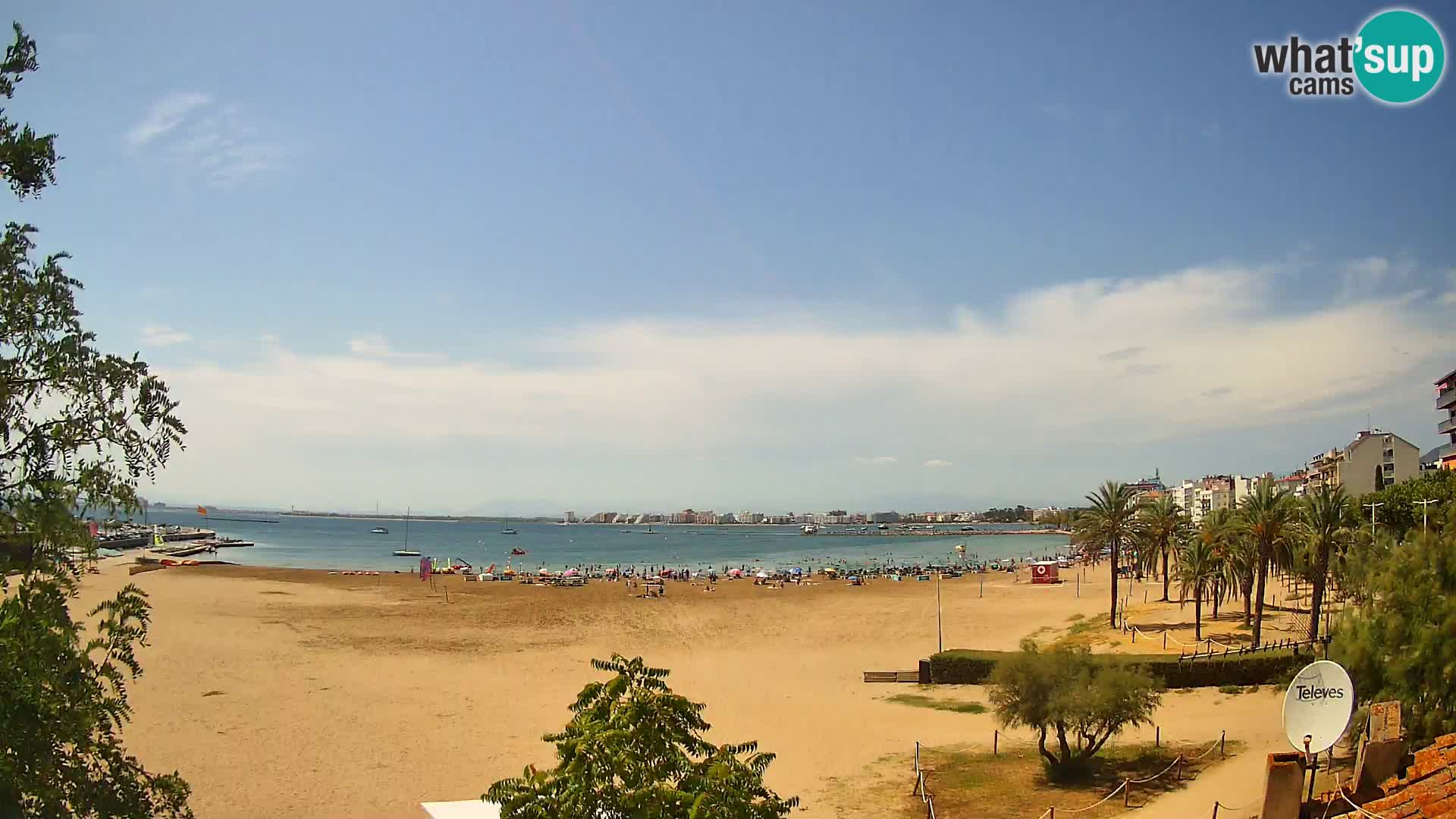 Webcam spiaggia La Perola | ROSES | Costa Brava