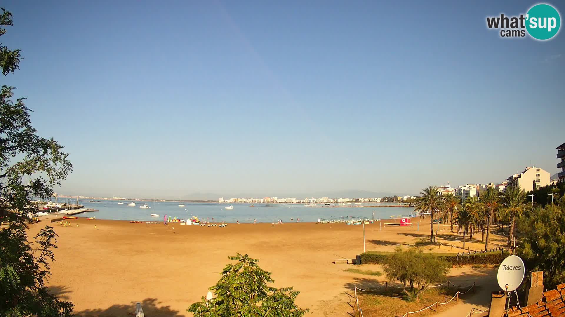 Webcam La Perola beach | ROSES | Costa Brava
