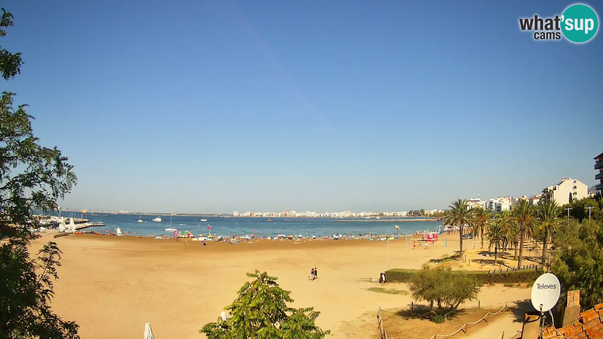 Webcam plage La Perola | ROSES | Costa Brava