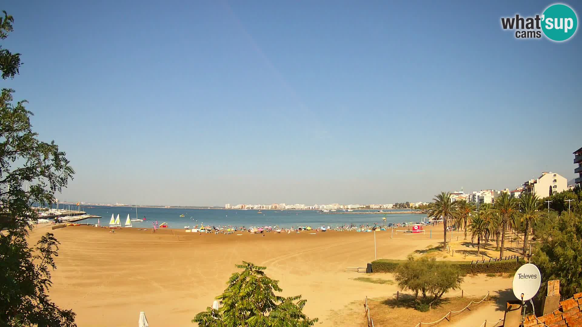 Webcam Strand La Perola | ROSES | Costa Brava