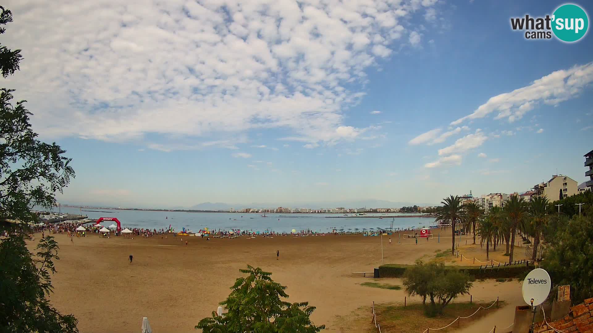 Webcam La Perola beach | ROSES | Costa Brava