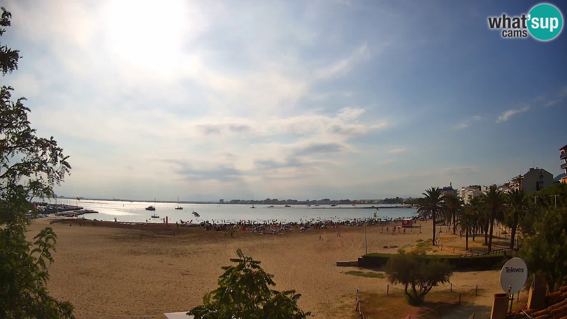 Webcam spiaggia La Perola | ROSES | Costa Brava