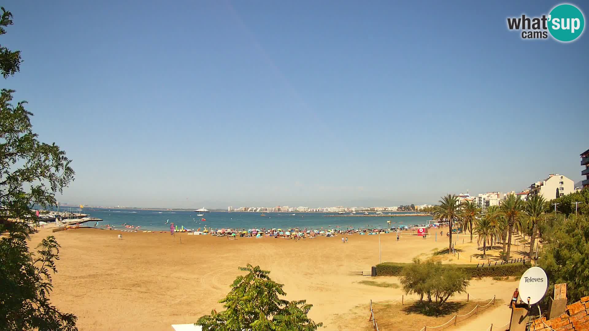 Webcam plage La Perola | ROSES | Costa Brava