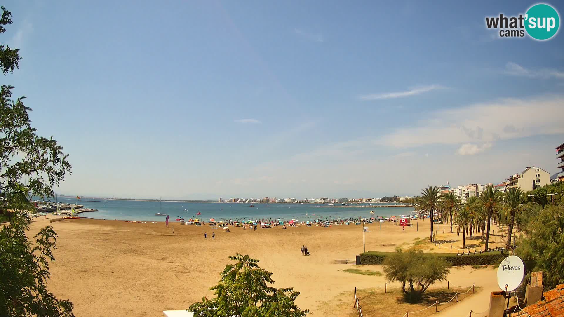 Webcam plage La Perola | ROSES | Costa Brava