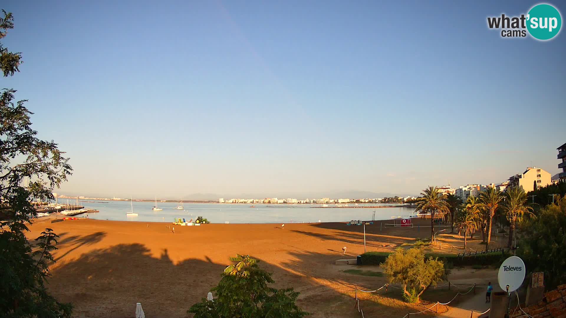 Webcam La Perola beach | ROSES | Costa Brava