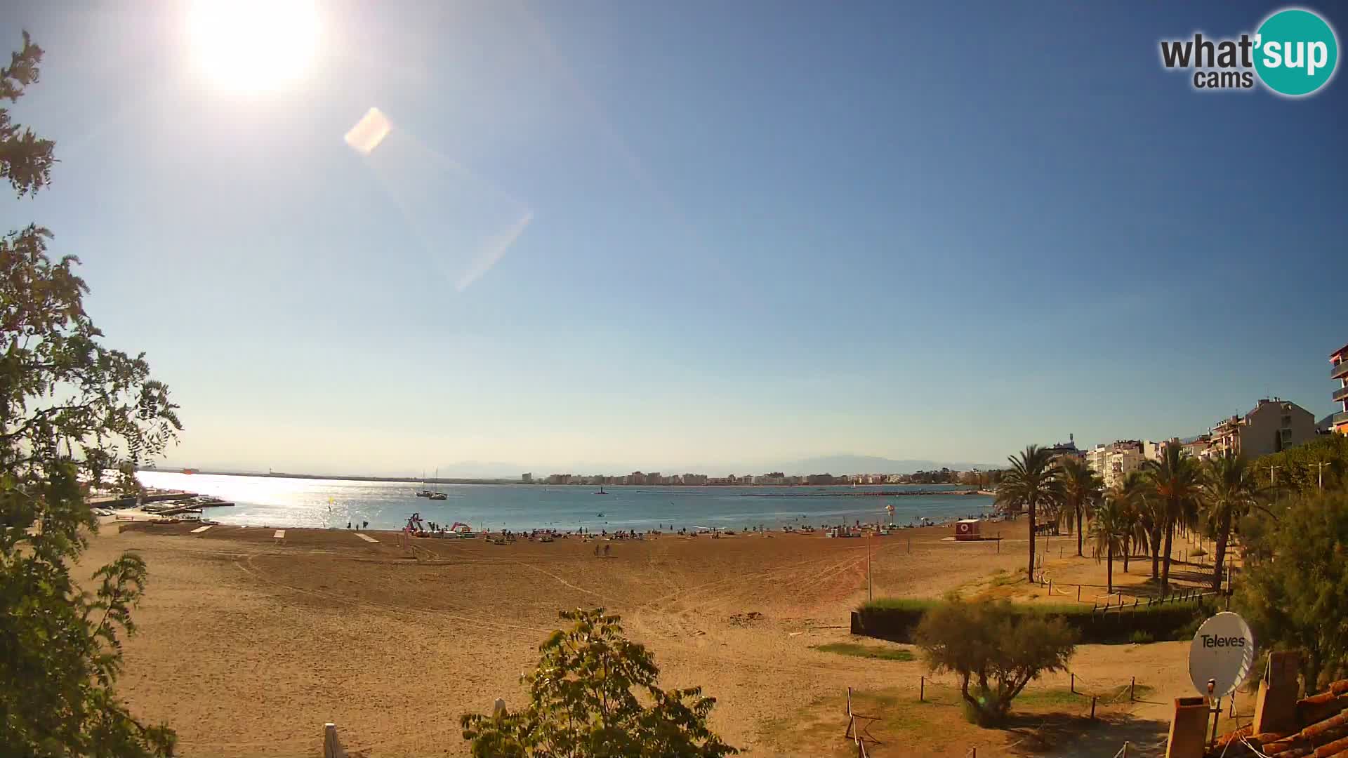Webcam plage La Perola | ROSES | Costa Brava