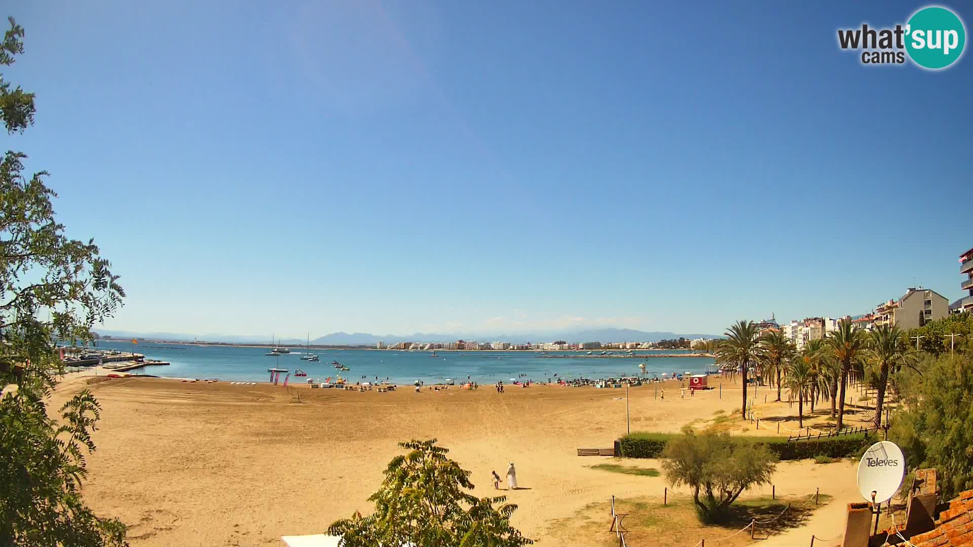 Webcam La Perola beach | ROSES | Costa Brava