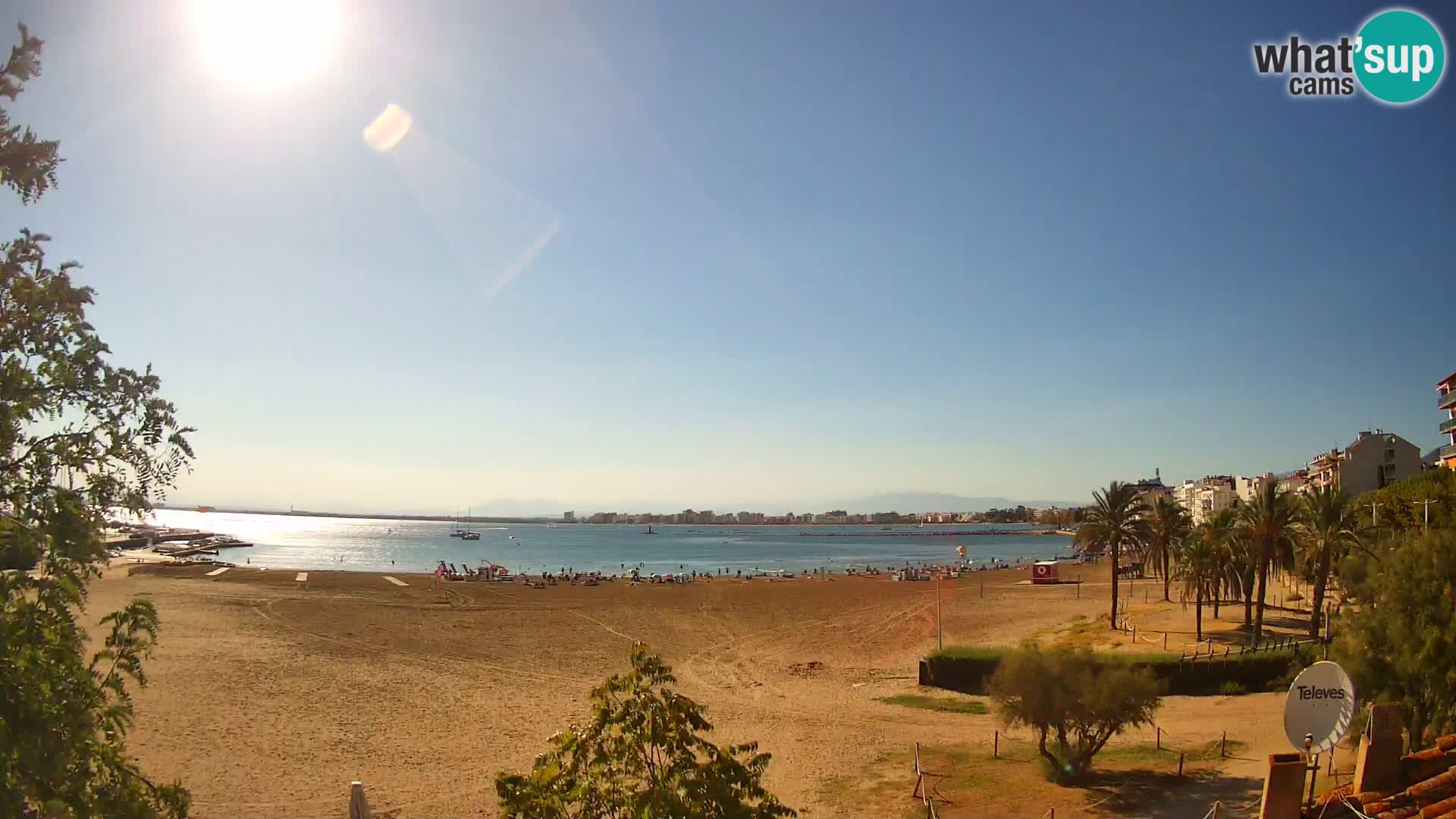 Webcam spiaggia La Perola | ROSES | Costa Brava