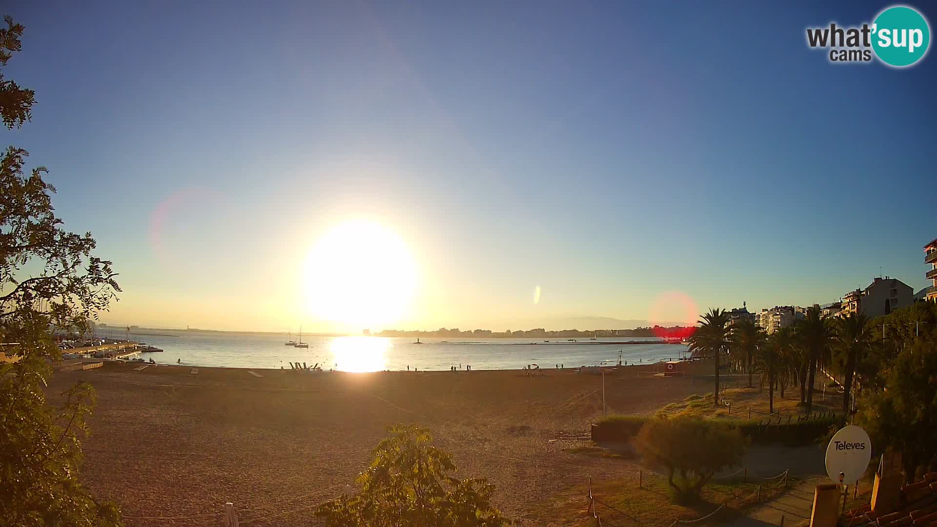 Webcam La Perola beach | ROSES | Costa Brava