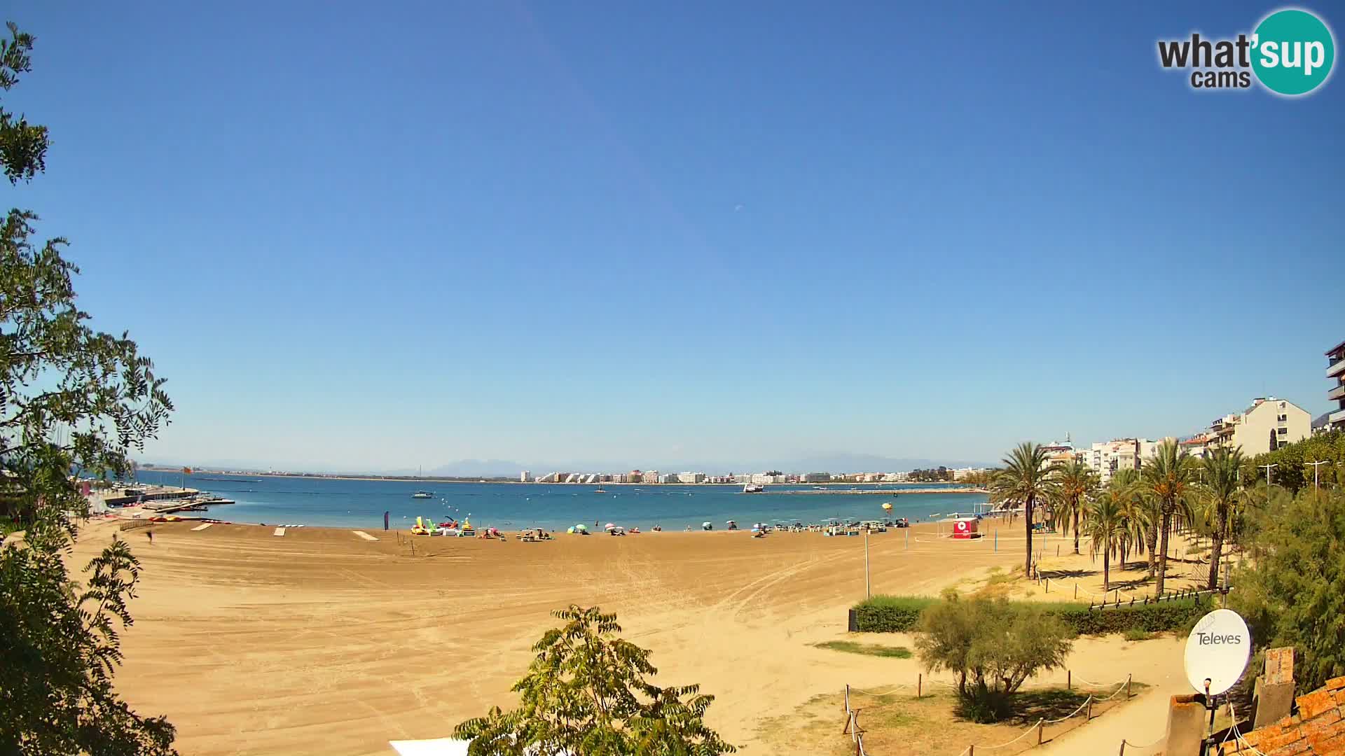 Web kamera plaža La Perola | ROSES | Costa Brava