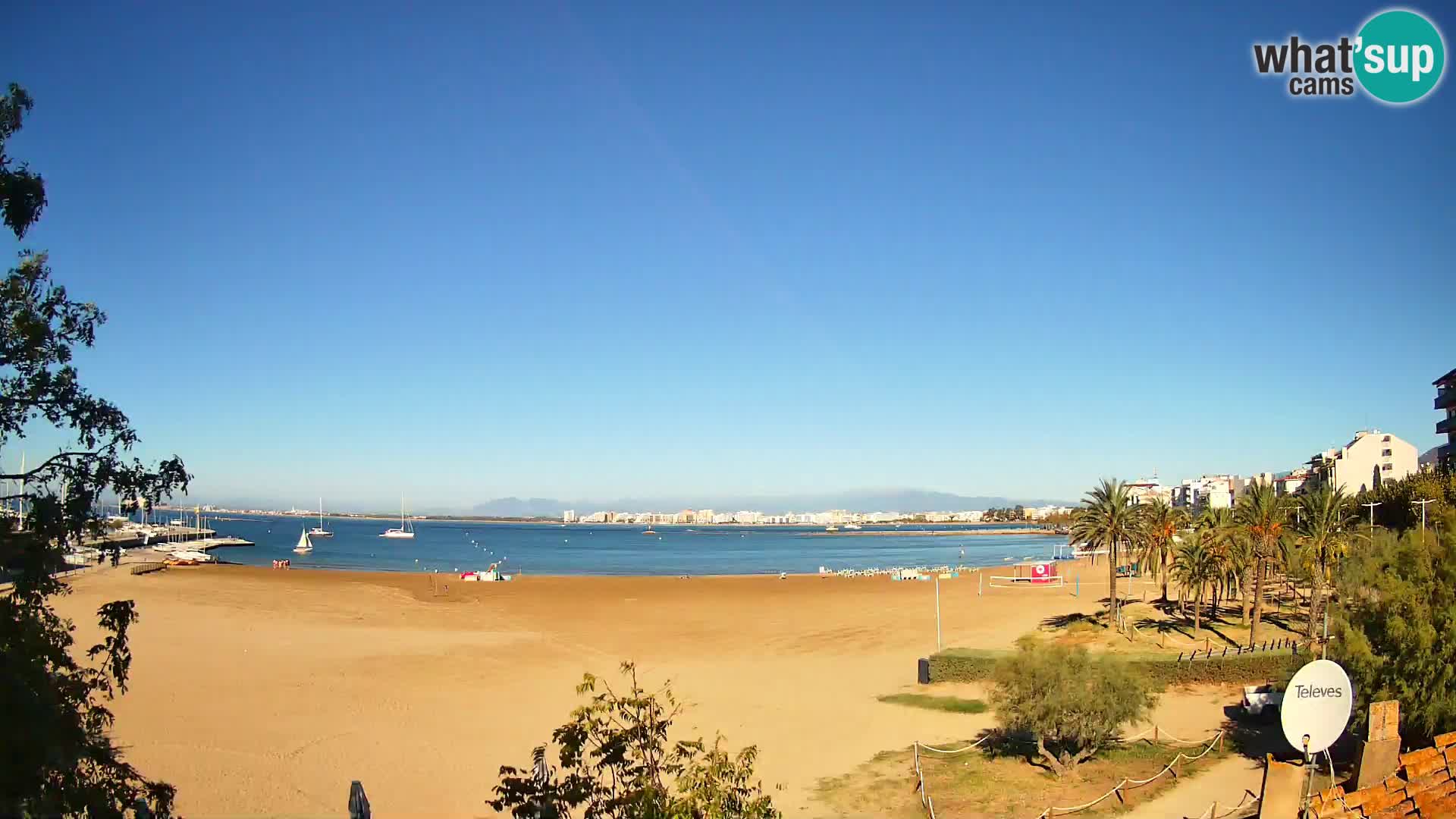 Webcam spiaggia La Perola | ROSES | Costa Brava