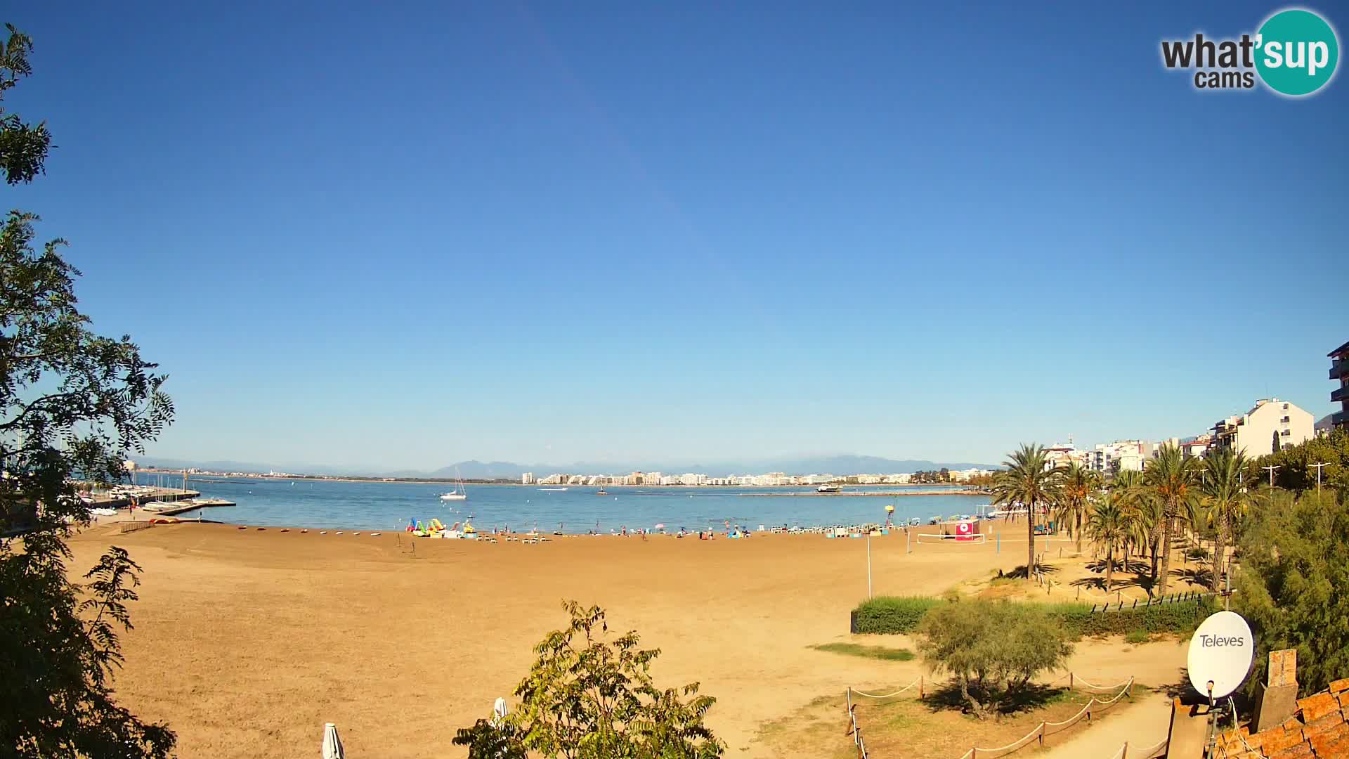 Webcam La Perola beach | ROSES | Costa Brava