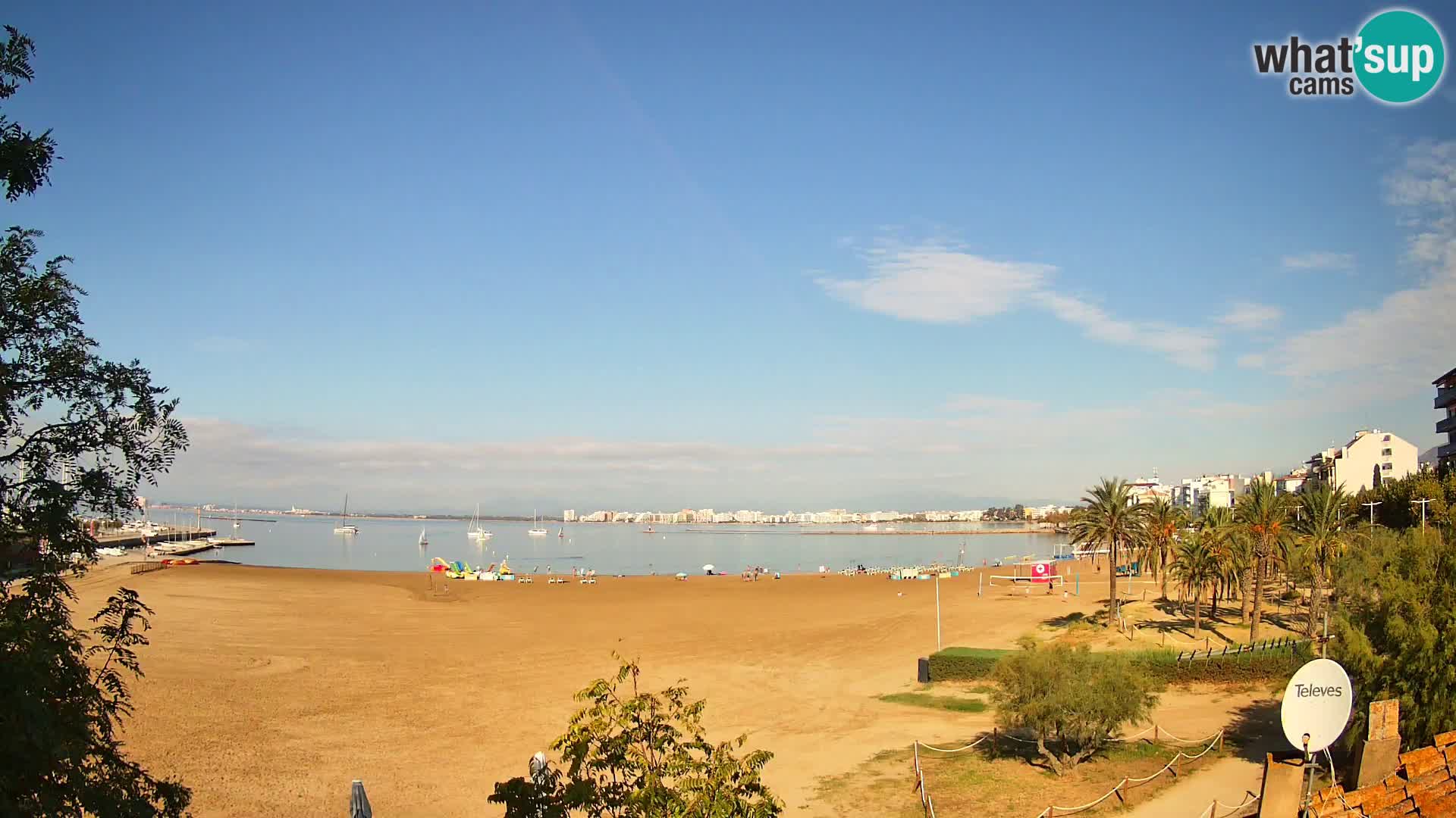 Webcam La Perola beach | ROSES | Costa Brava