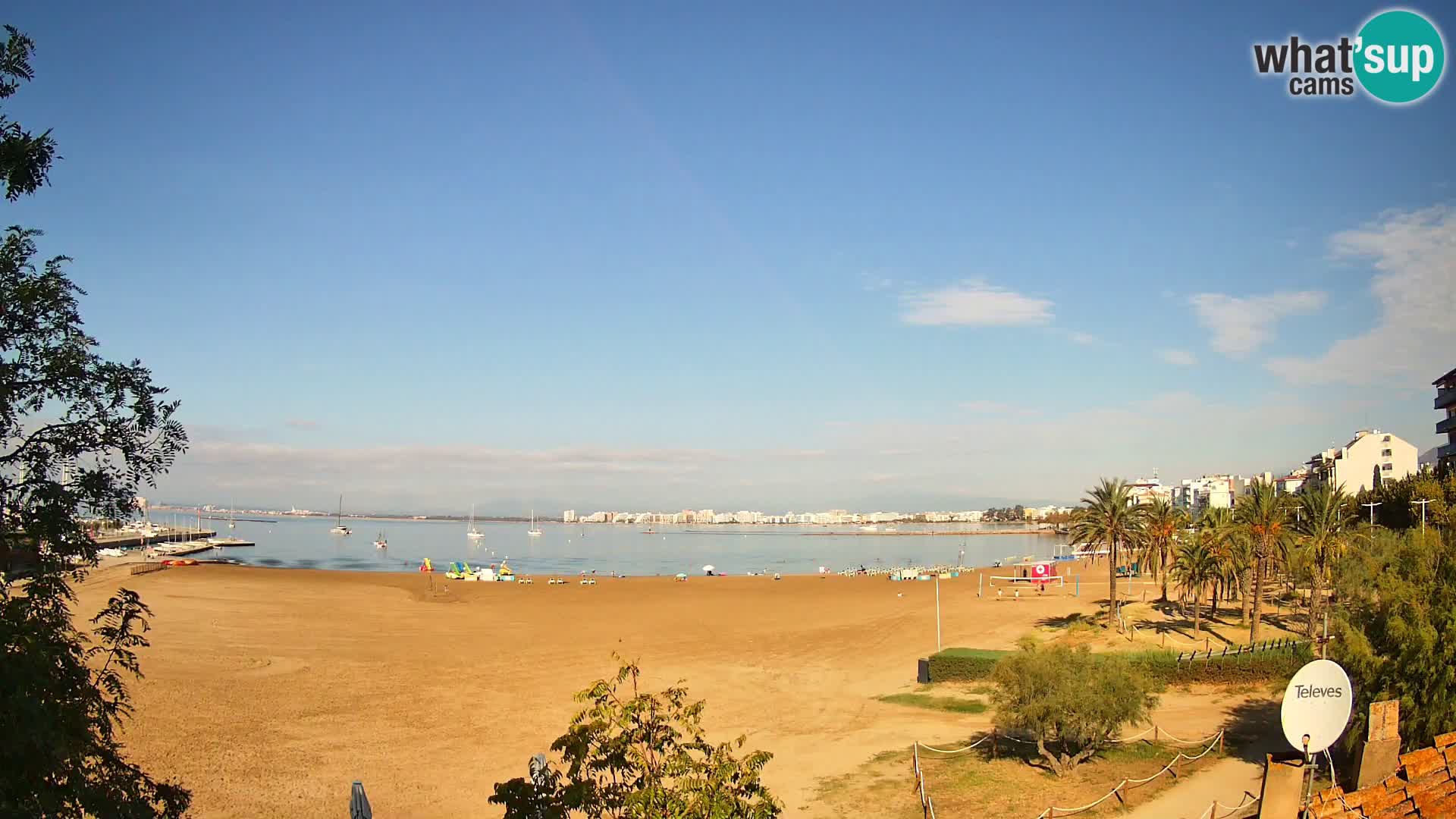 Webcam La Perola beach | ROSES | Costa Brava