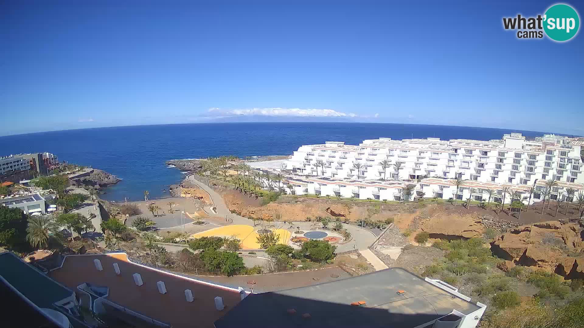 Webcam en direct Playa de Las Galgas – Playa Paraiso – île de La Gomera – Costa Adeje – Tenerife