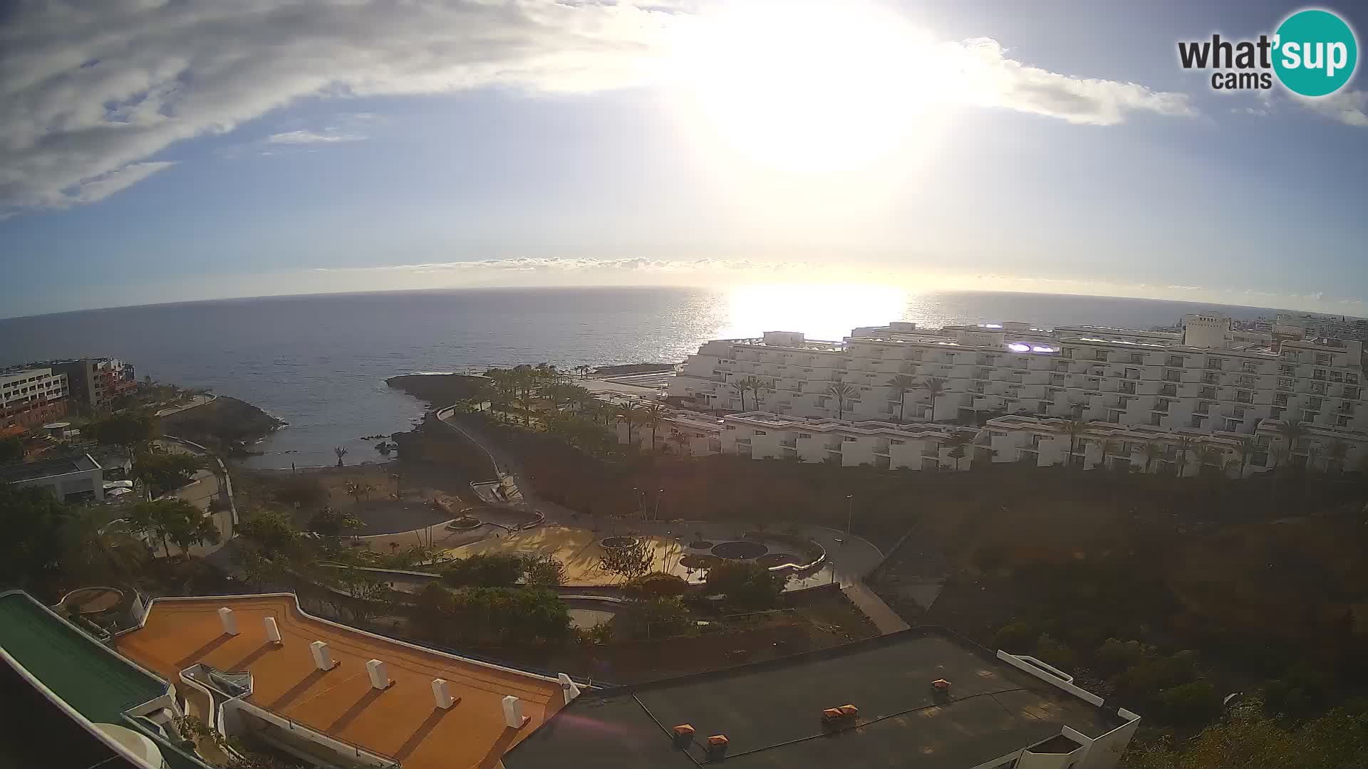Spletna kamera v živo Las Galgas plaža – Playa Paraiso – otok La Gomera – Costa Adeje – Tenerife