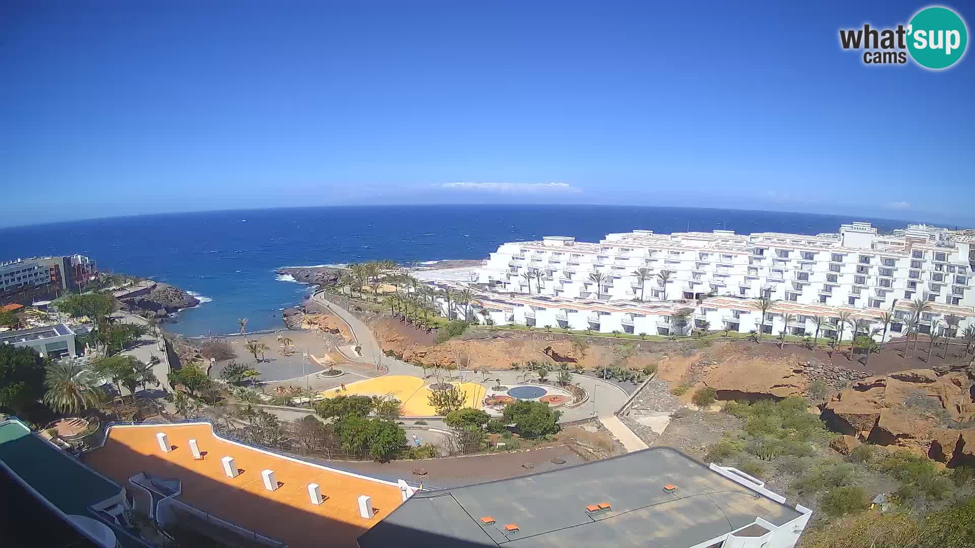 Web kamera uživo Playa de Las Galgas – Playa Paraiso – otok La Gomera – Costa Adeje – Tenerife