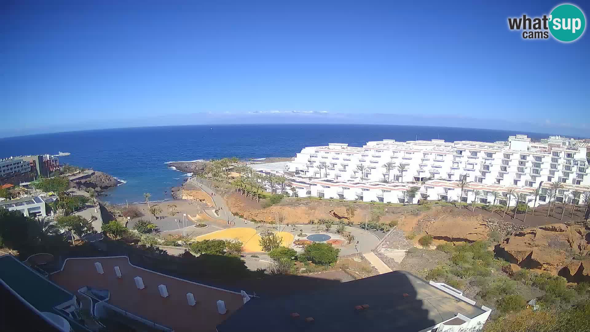 Webcam live spiaggia Las Galgas – Playa Paraiso – Isola La Gomera – Costa Adeje – Tenerife
