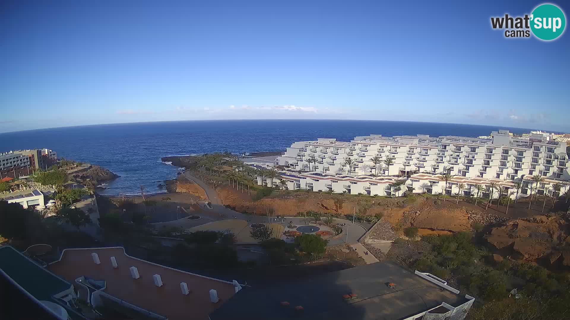 Spletna kamera v živo Las Galgas plaža – Playa Paraiso – otok La Gomera – Costa Adeje – Tenerife