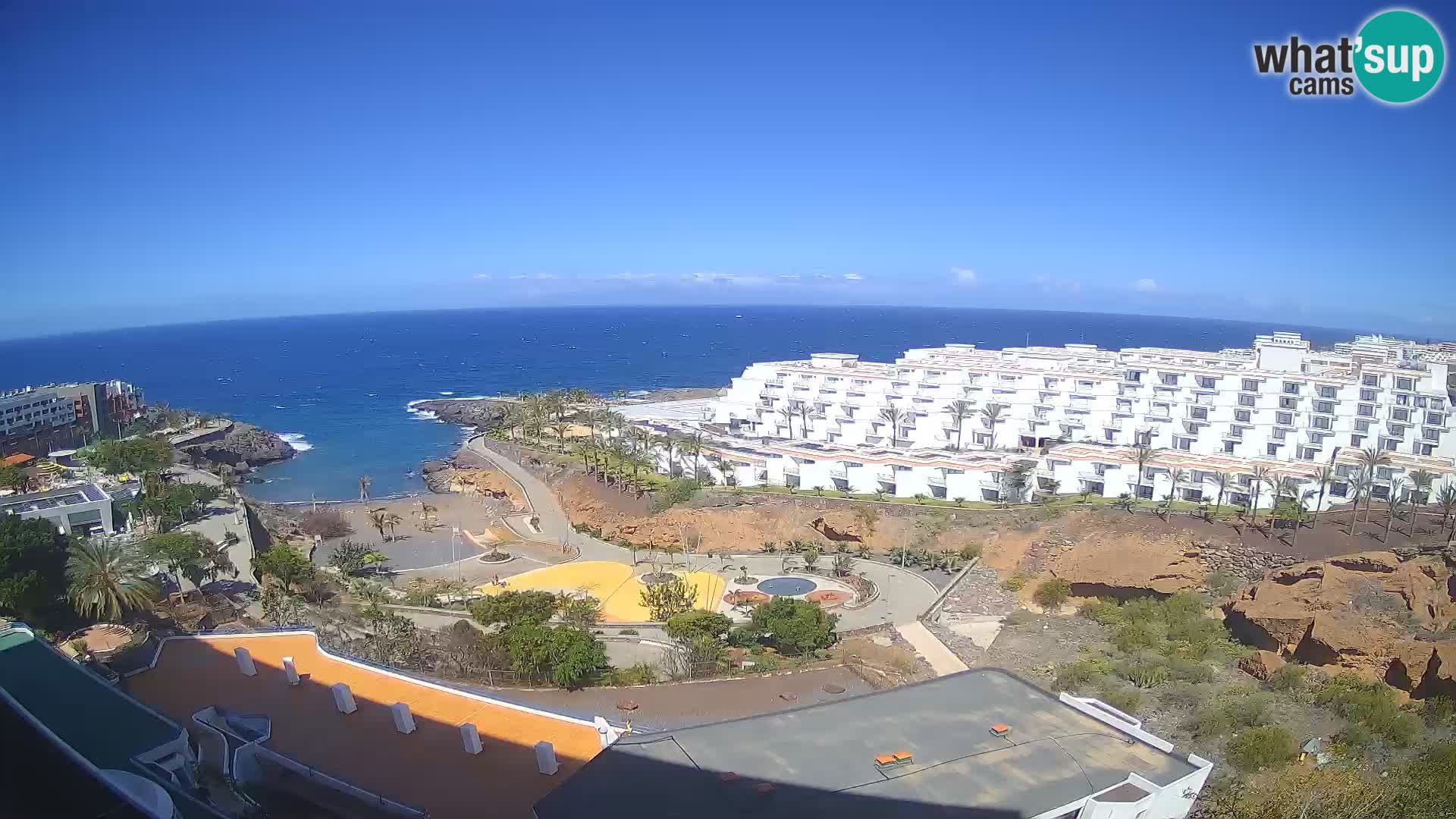 Webcam live spiaggia Las Galgas – Playa Paraiso – Isola La Gomera – Costa Adeje – Tenerife