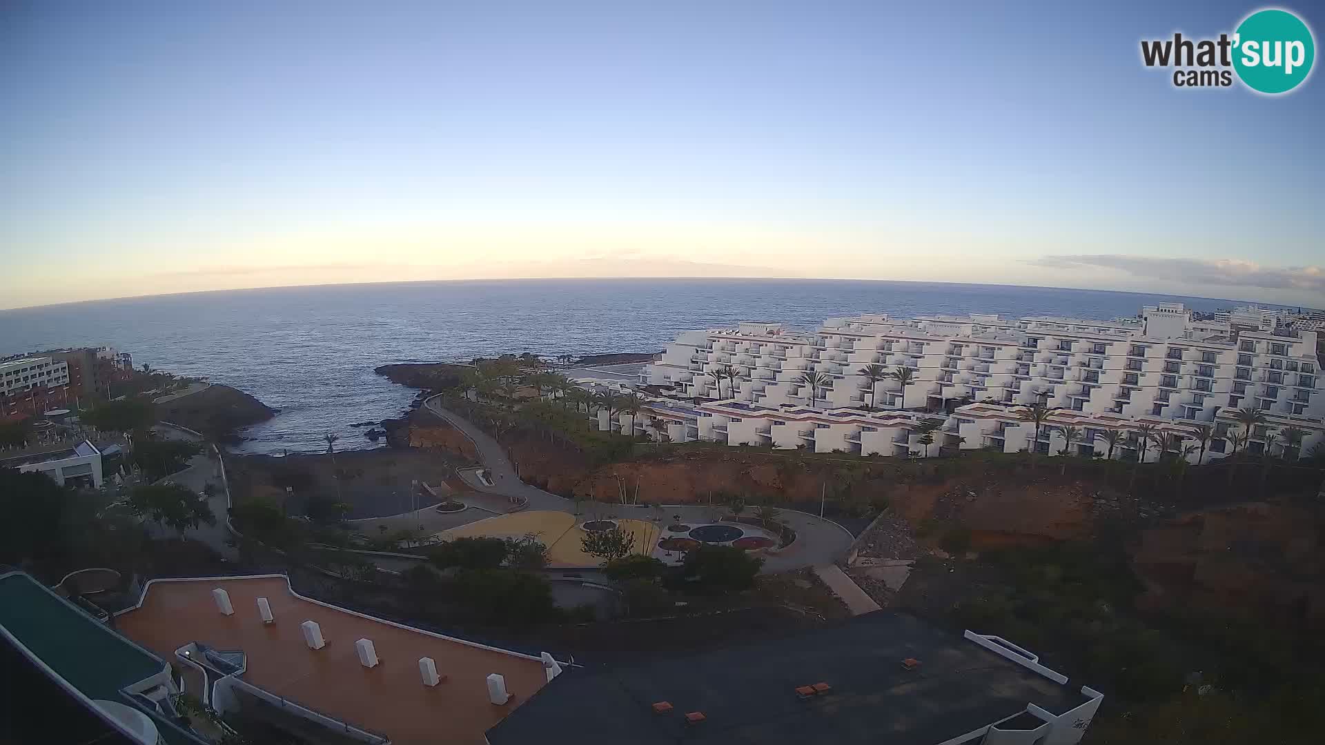Live webcam Playa de Las Galgas – Playa Paraiso – La Gomera island – Adeje – Tenerife