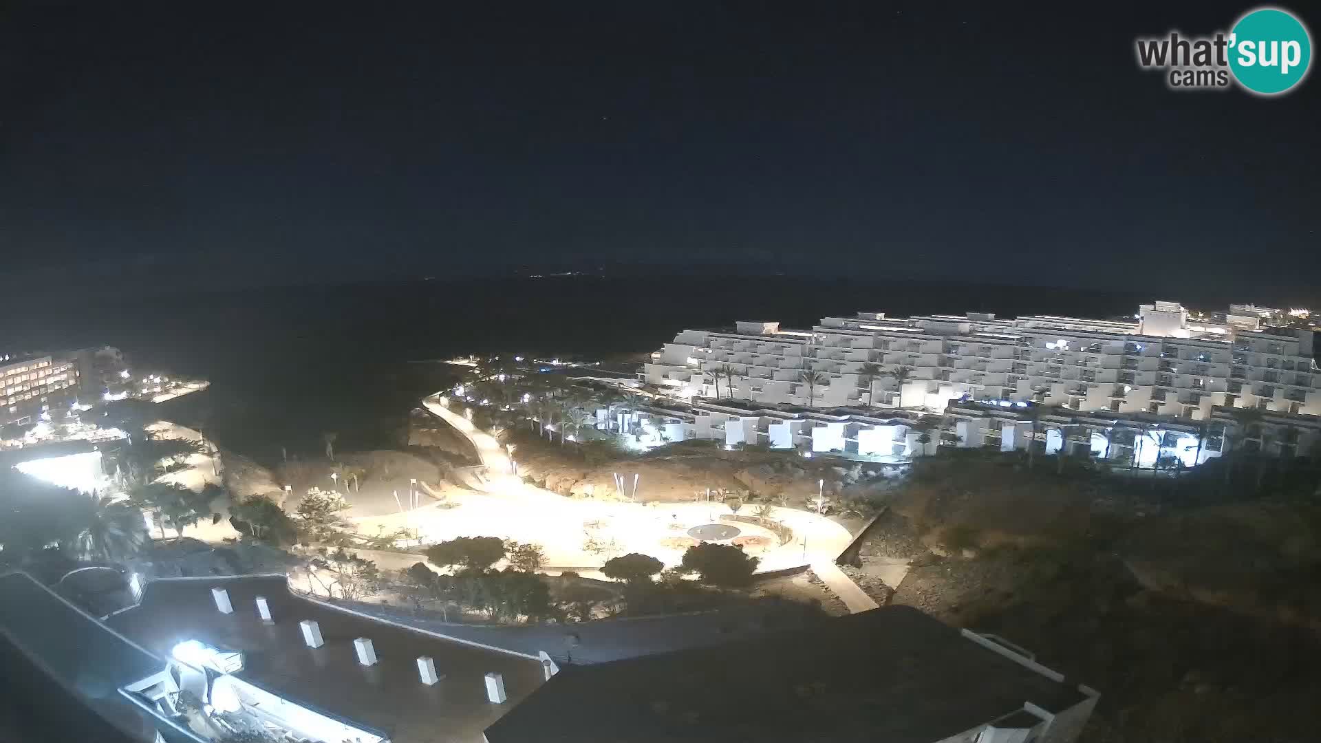 Live webcam Playa de Las Galgas – Playa Paraiso – La Gomera island – Adeje – Tenerife