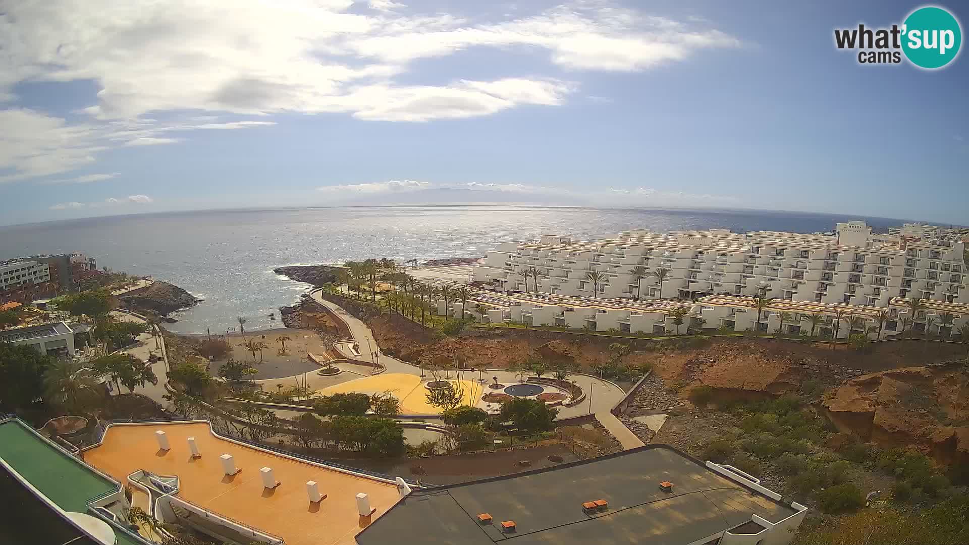 Webcam en vivo Playa de Las Galgas – Playa Paraíso – Isla de La Gomera – Costa Adeje – Tenerife