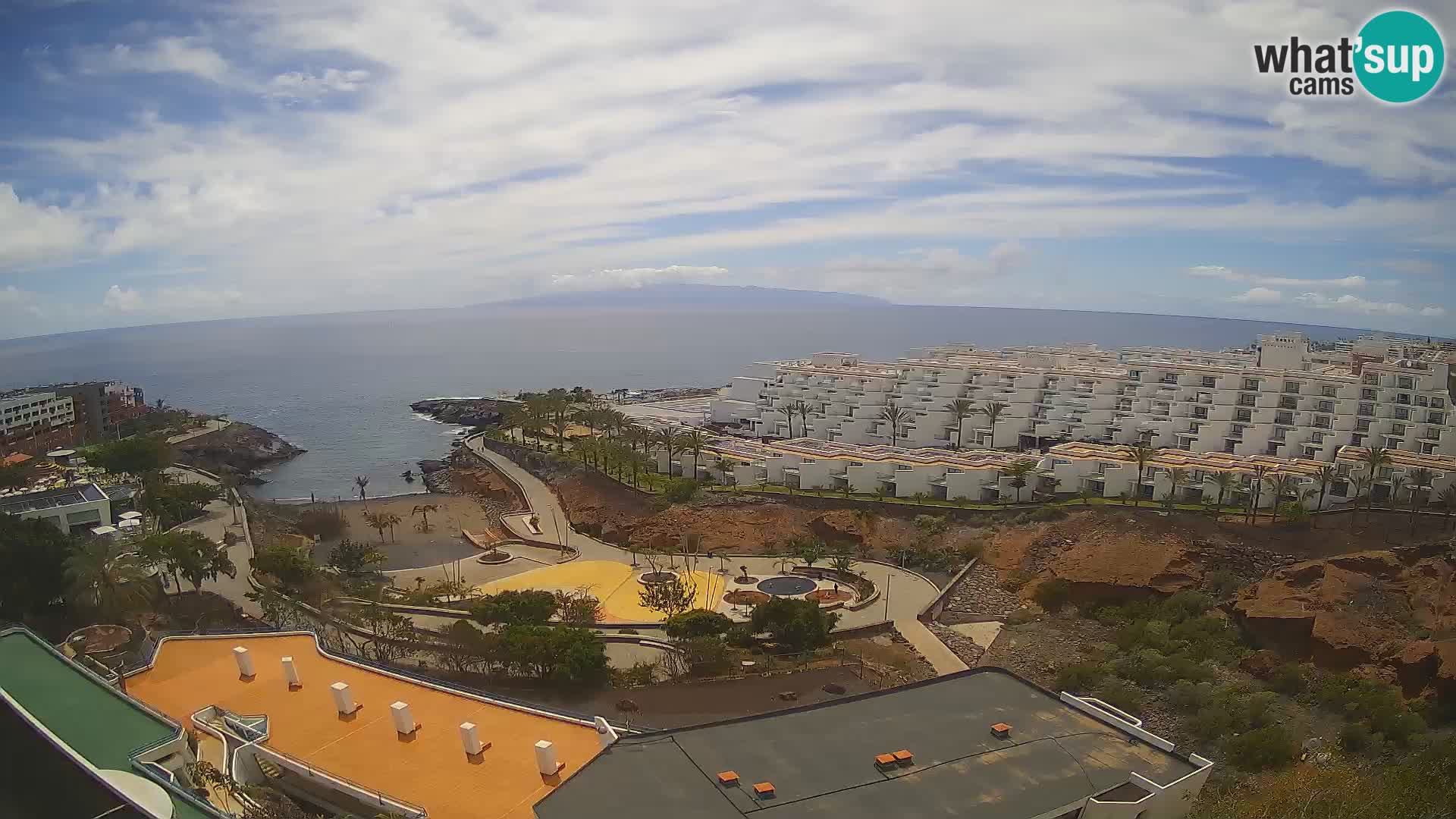 Web kamera uživo Playa de Las Galgas – Playa Paraiso – otok La Gomera – Costa Adeje – Tenerife