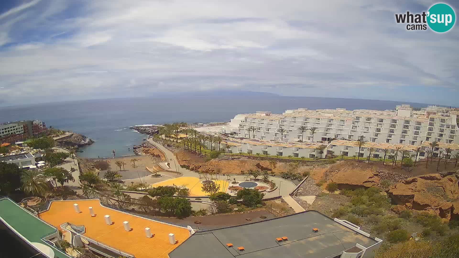 Web kamera uživo Playa de Las Galgas – Playa Paraiso – otok La Gomera – Costa Adeje – Tenerife