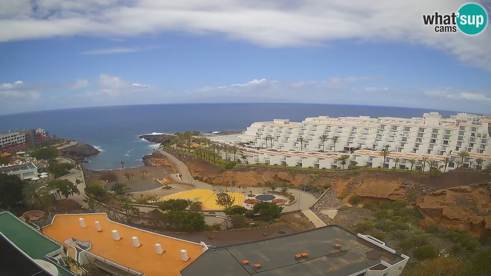 Web kamera uživo Playa de Las Galgas – Playa Paraiso – otok La Gomera – Costa Adeje – Tenerife