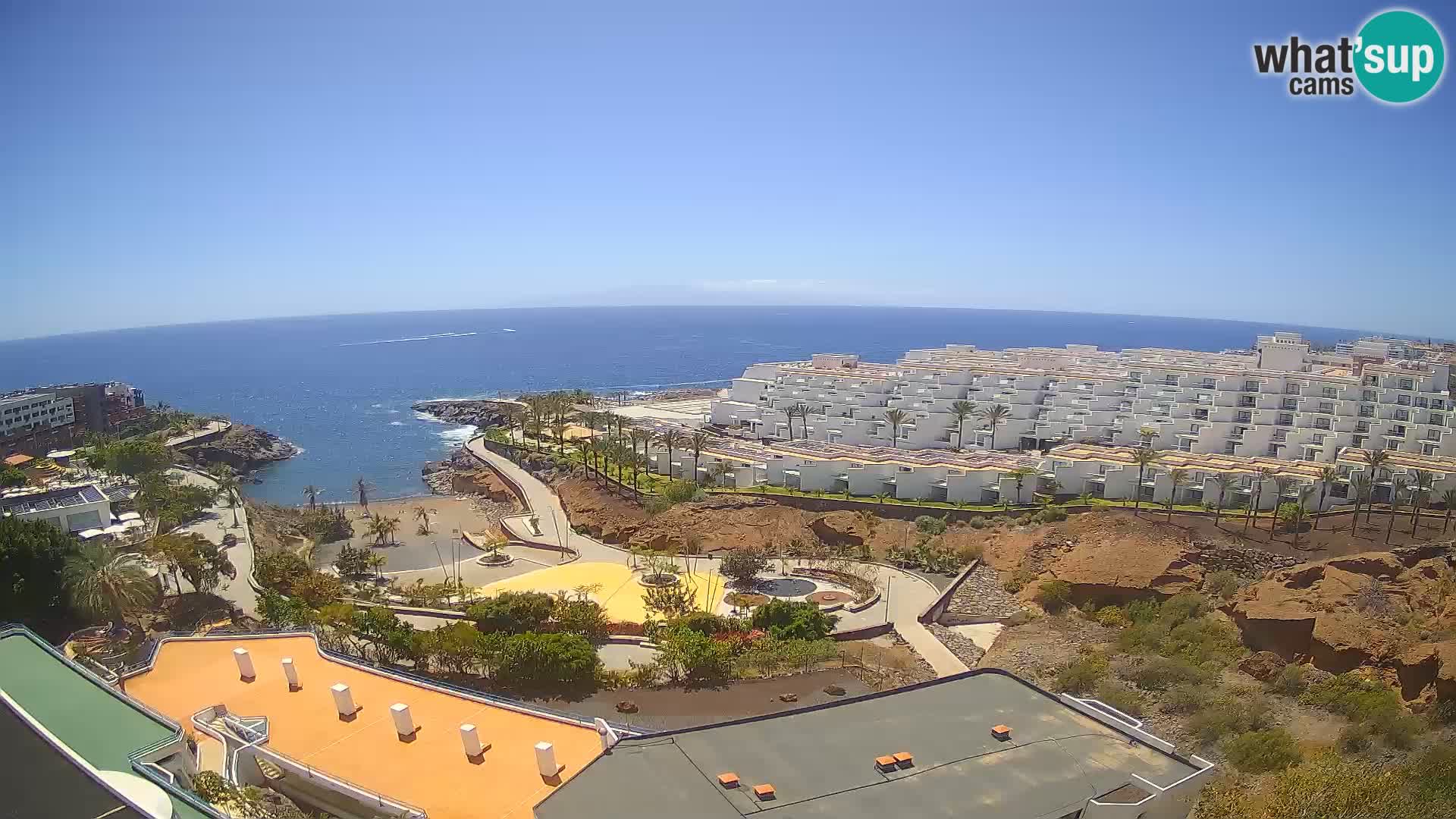 Webcam en vivo Playa de Las Galgas – Playa Paraíso – Isla de La Gomera – Costa Adeje – Tenerife