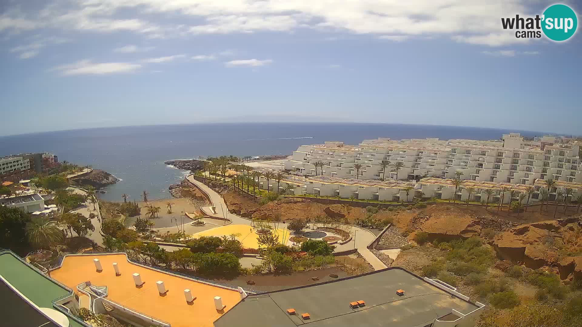 Webcam en direct Playa de Las Galgas – Playa Paraiso – île de La Gomera – Costa Adeje – Tenerife