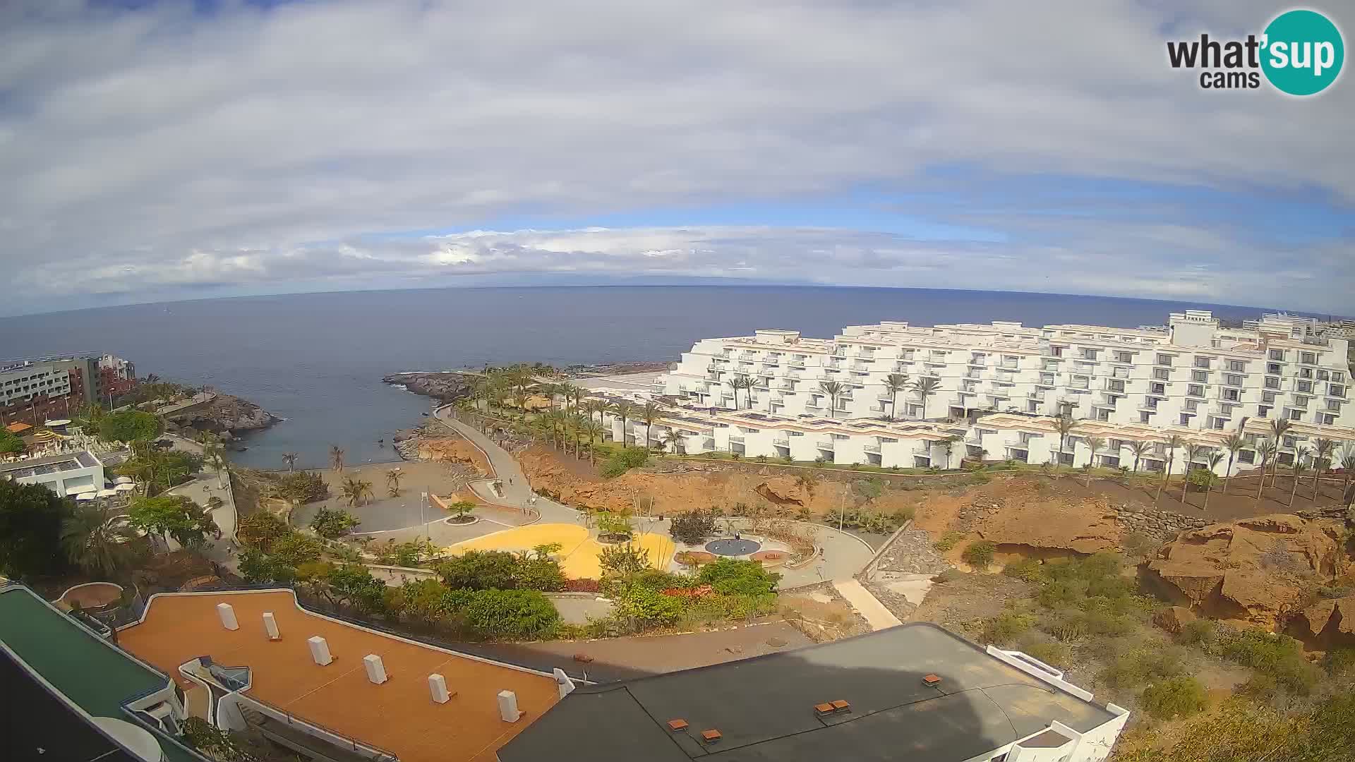 Live-Webcam Las Galgas Strand – Playa Paraiso – Insel La Gomera – Costa Adeje – Teneriffa