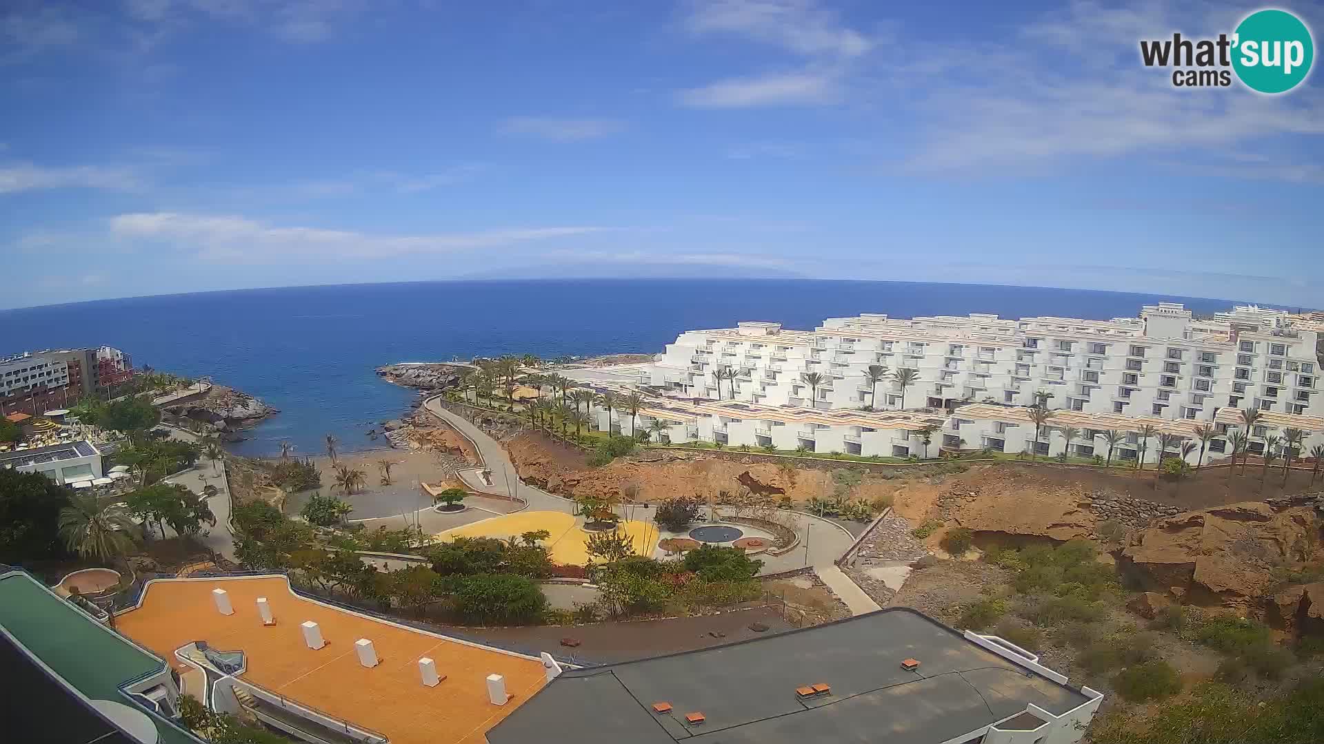 Webcam en direct Playa de Las Galgas – Playa Paraiso – île de La Gomera – Costa Adeje – Tenerife