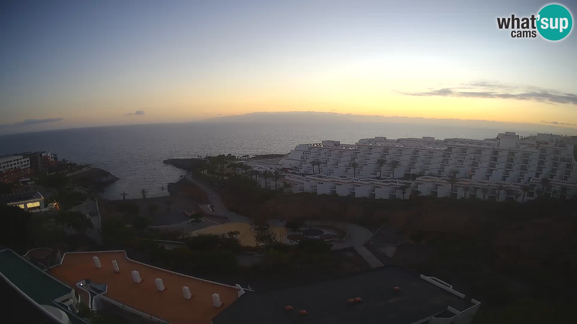 Spletna kamera v živo Las Galgas plaža – Playa Paraiso – otok La Gomera – Costa Adeje – Tenerife