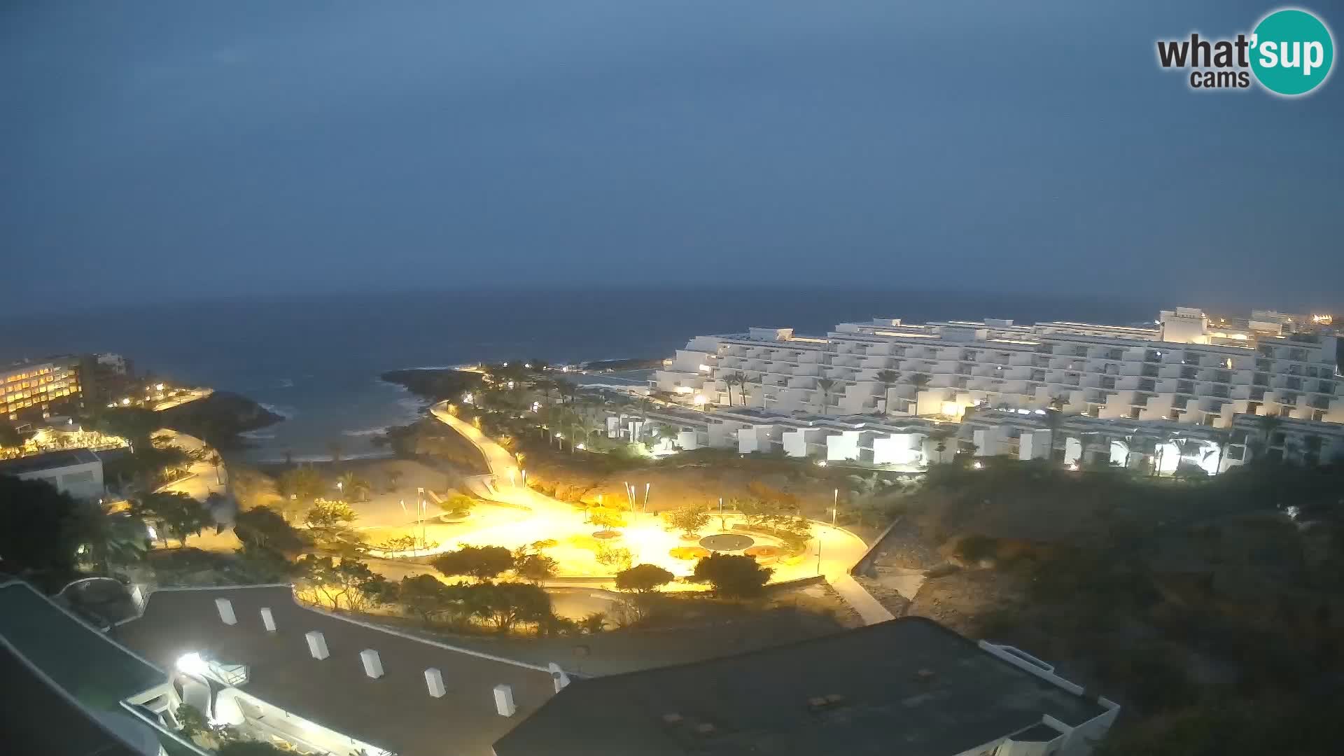 Live webcam Playa de Las Galgas – Playa Paraiso – La Gomera island – Adeje – Tenerife