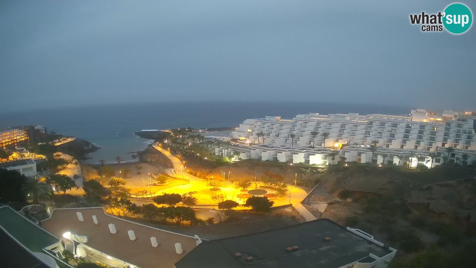 Live webcam Playa de Las Galgas – Playa Paraiso – La Gomera island – Adeje – Tenerife